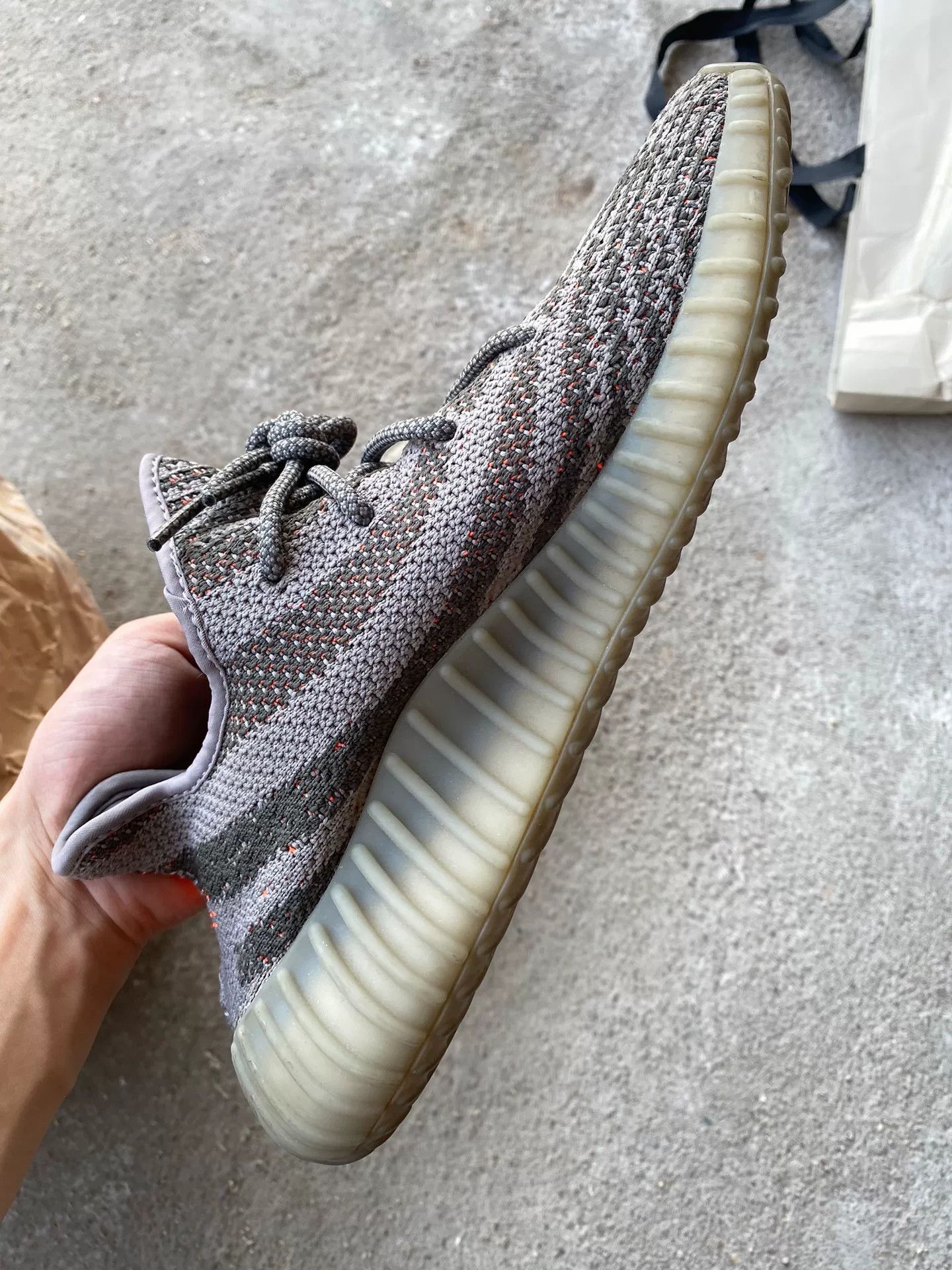 Adidas Adidas YEEZY350 Gray Lowtop Sneakers 9.5 Men Size US 9.5 / EU 42-43 - 9 Thumbnail