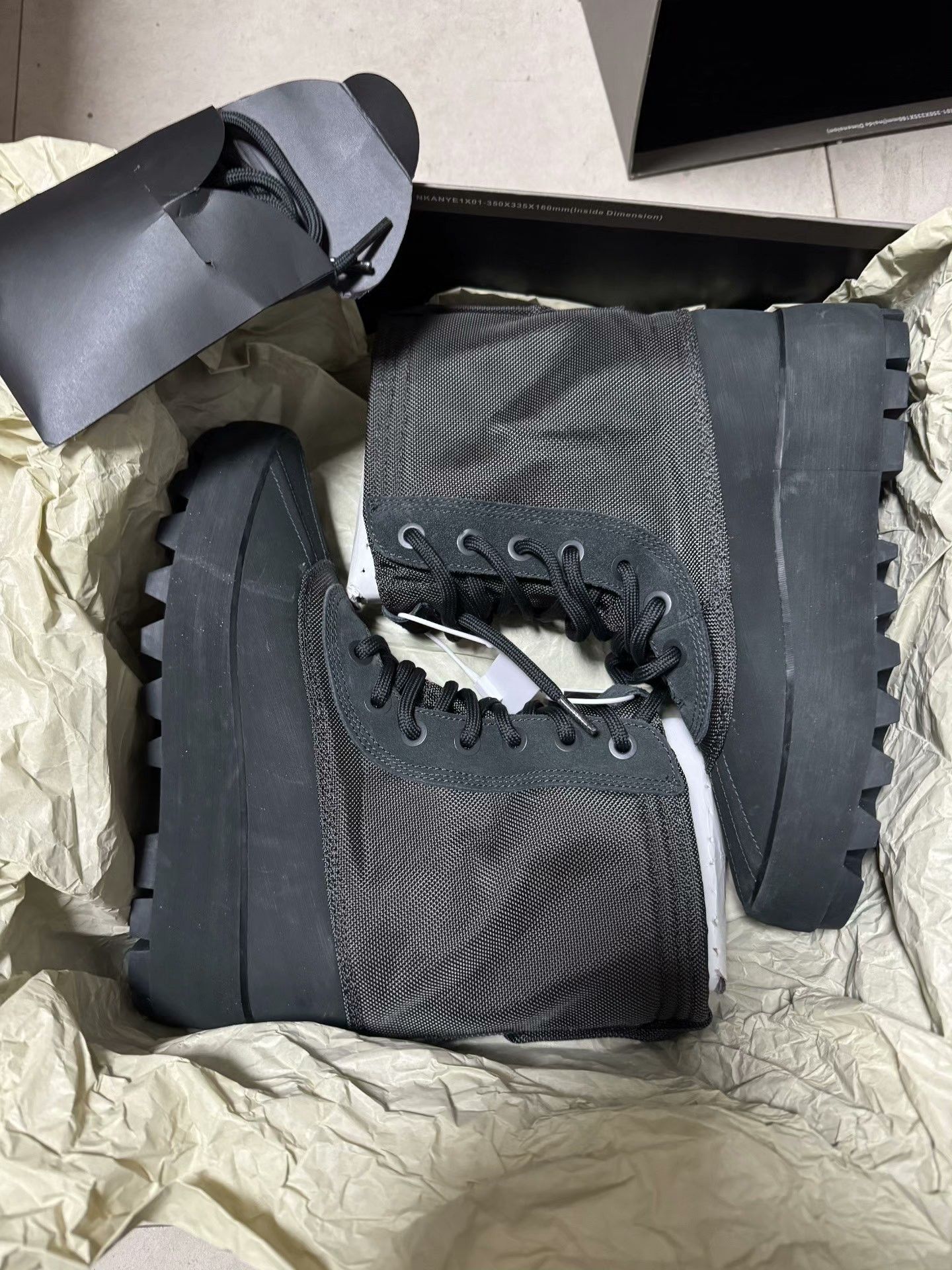 Adidas Adidas Black Hitop Sneakers 40 Men Size US 7.5 / EU 40-41 - 5 Thumbnail