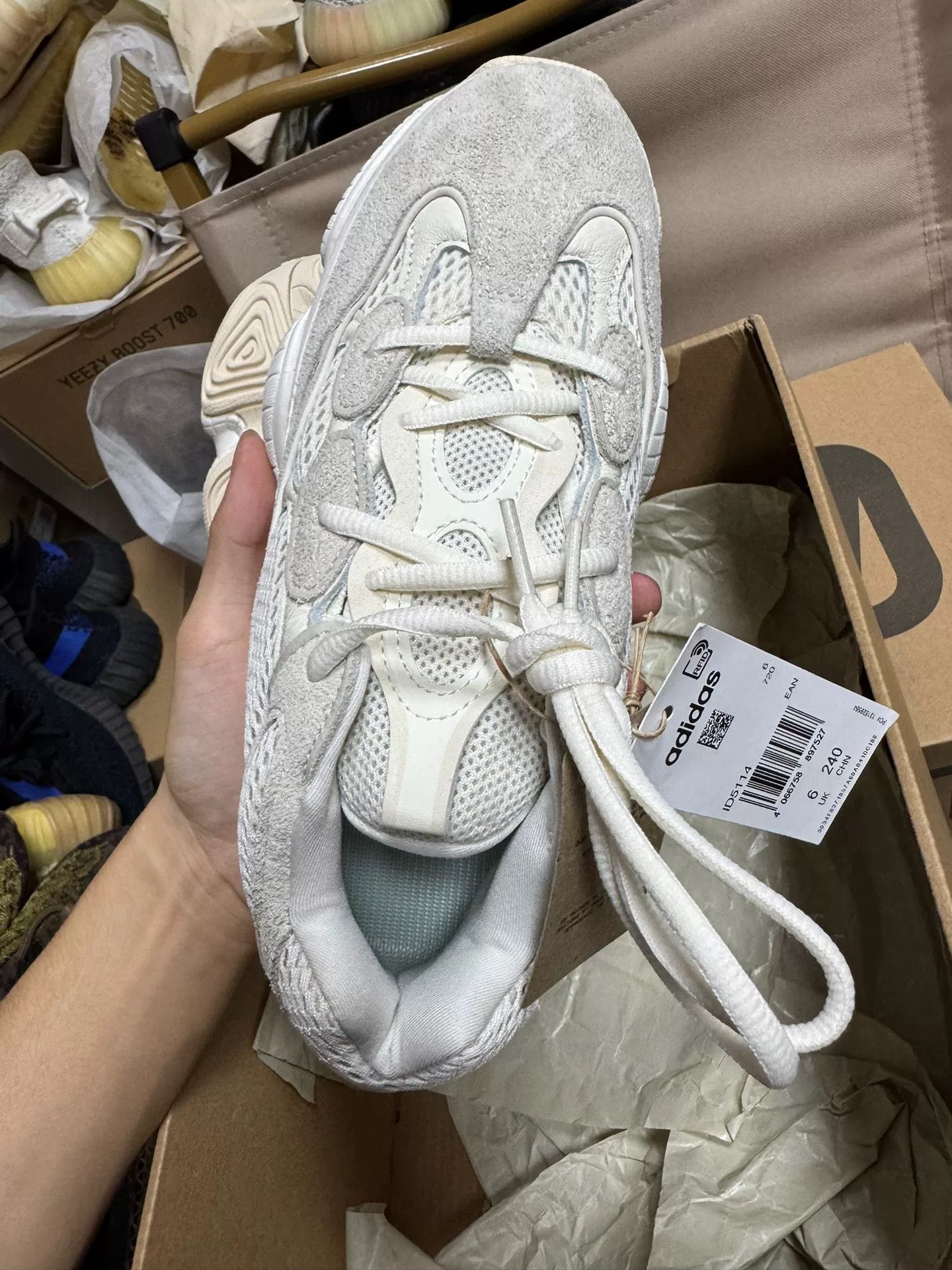 Adidas Adidas YEEZY500 White Lowtop Sneakers 39 Men Size US 6.5 / EU 39-40 - 8 Thumbnail