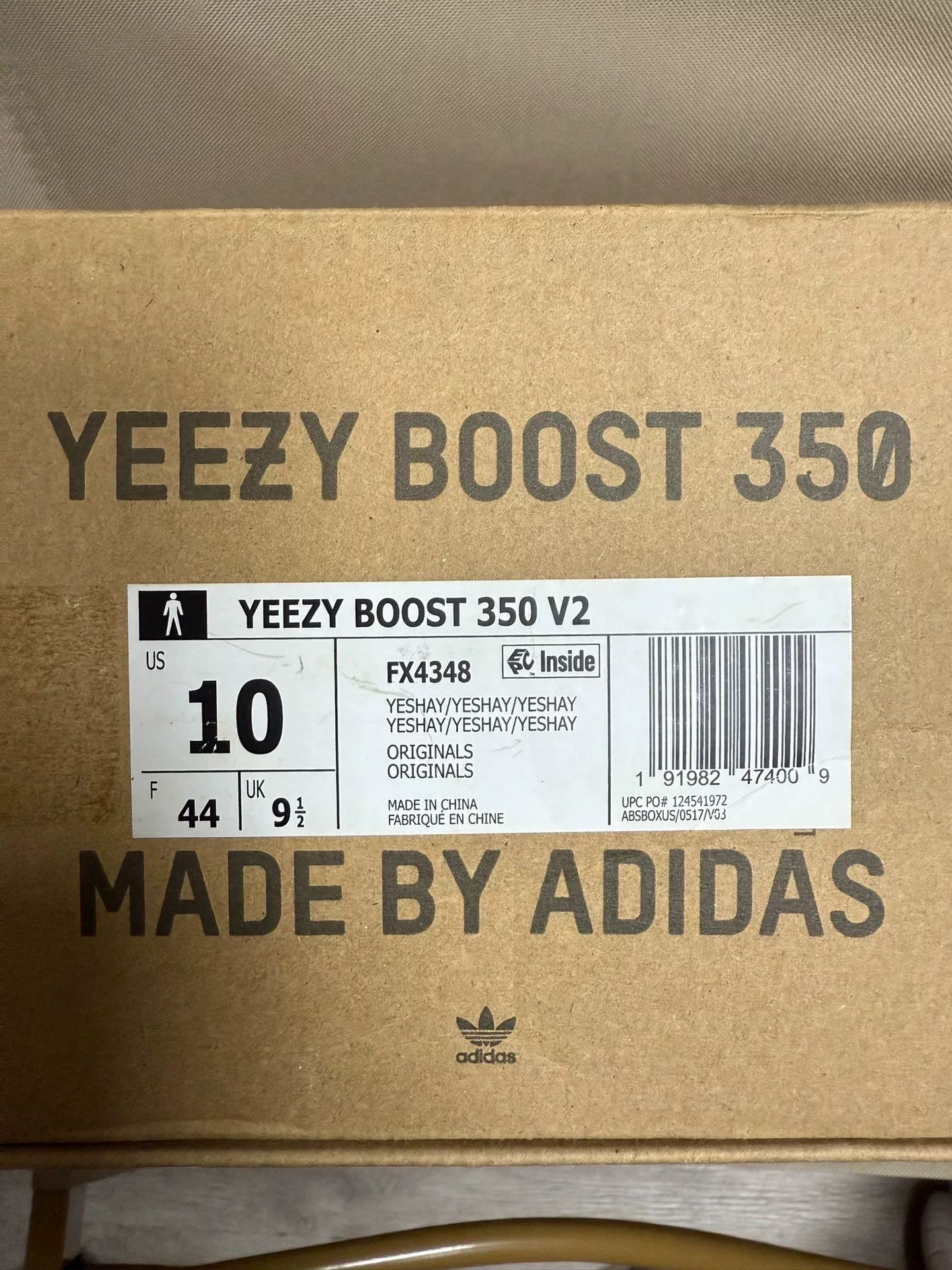 Adidas Adidas YEEZY350 Gray Lowtop Sneakers 9.5 Men Size US 9.5 / EU 42-43 - 9 Thumbnail