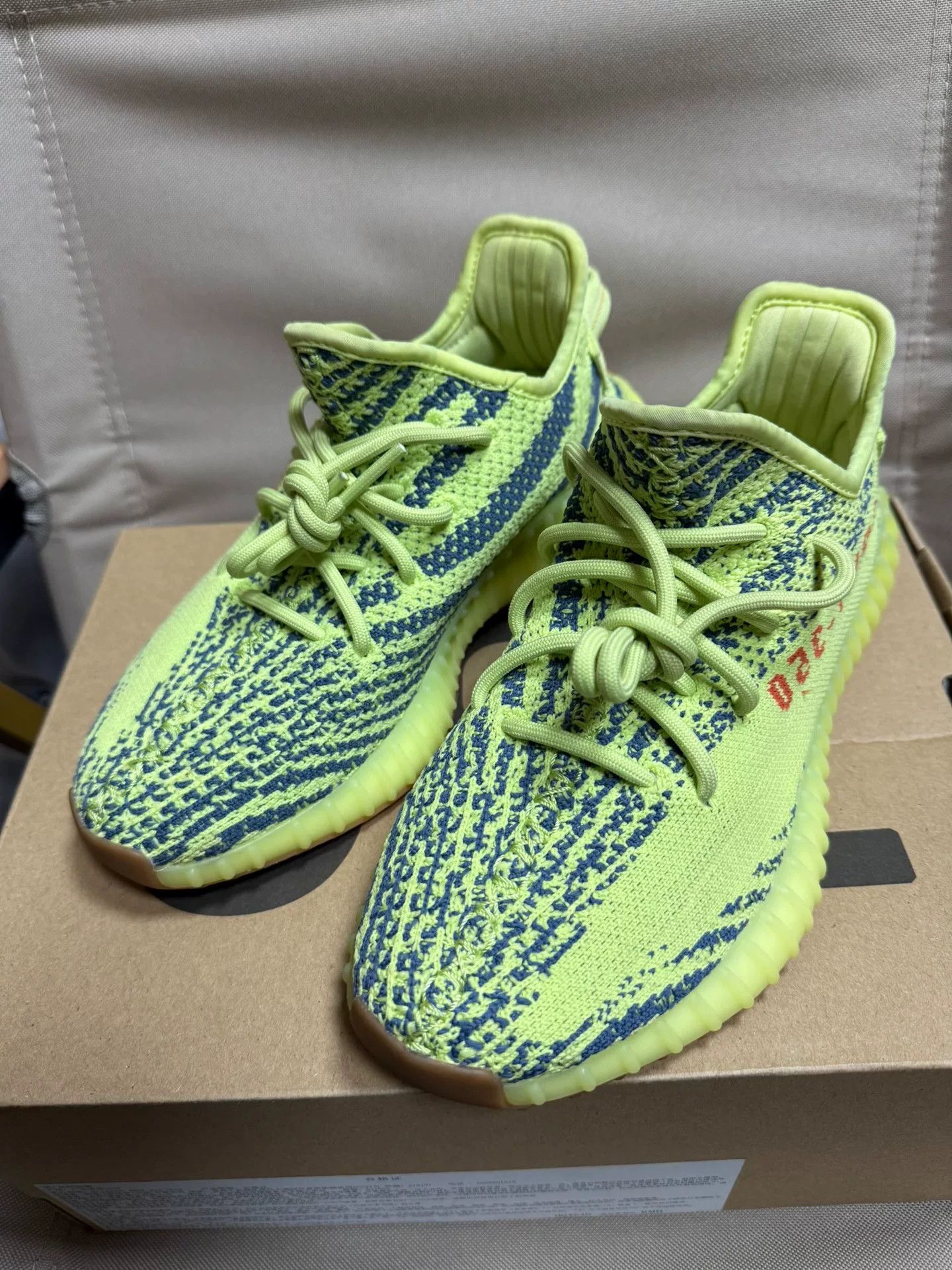 Adidas Adidas YEEZY350 Yellow Lowtop Sneakers 38 Men Size US 6 / EU 39 - 3 Thumbnail