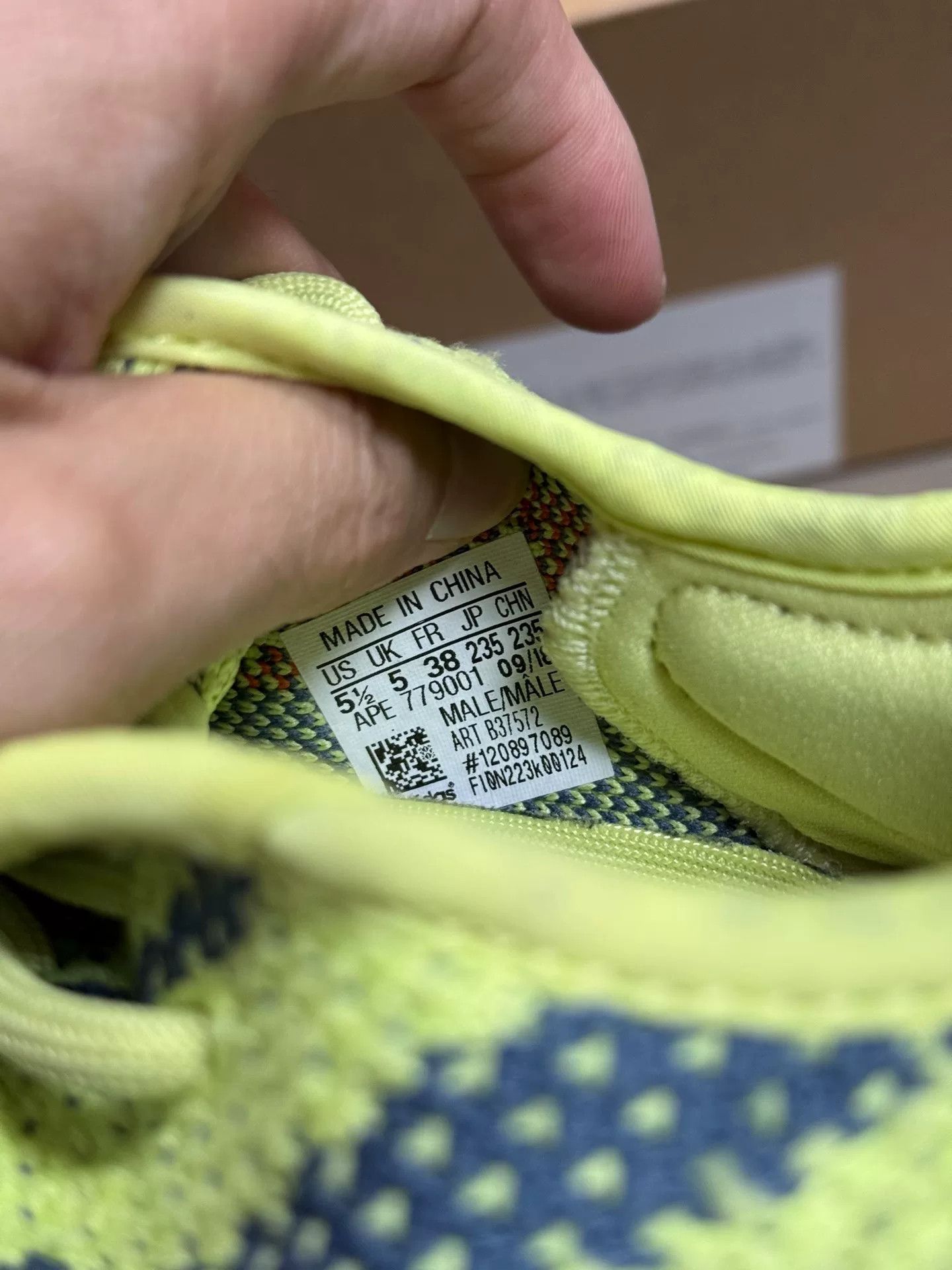 Adidas Adidas YEEZY350 Yellow Lowtop Sneakers 38 Men Size US 6 / EU 39 - 9 Thumbnail