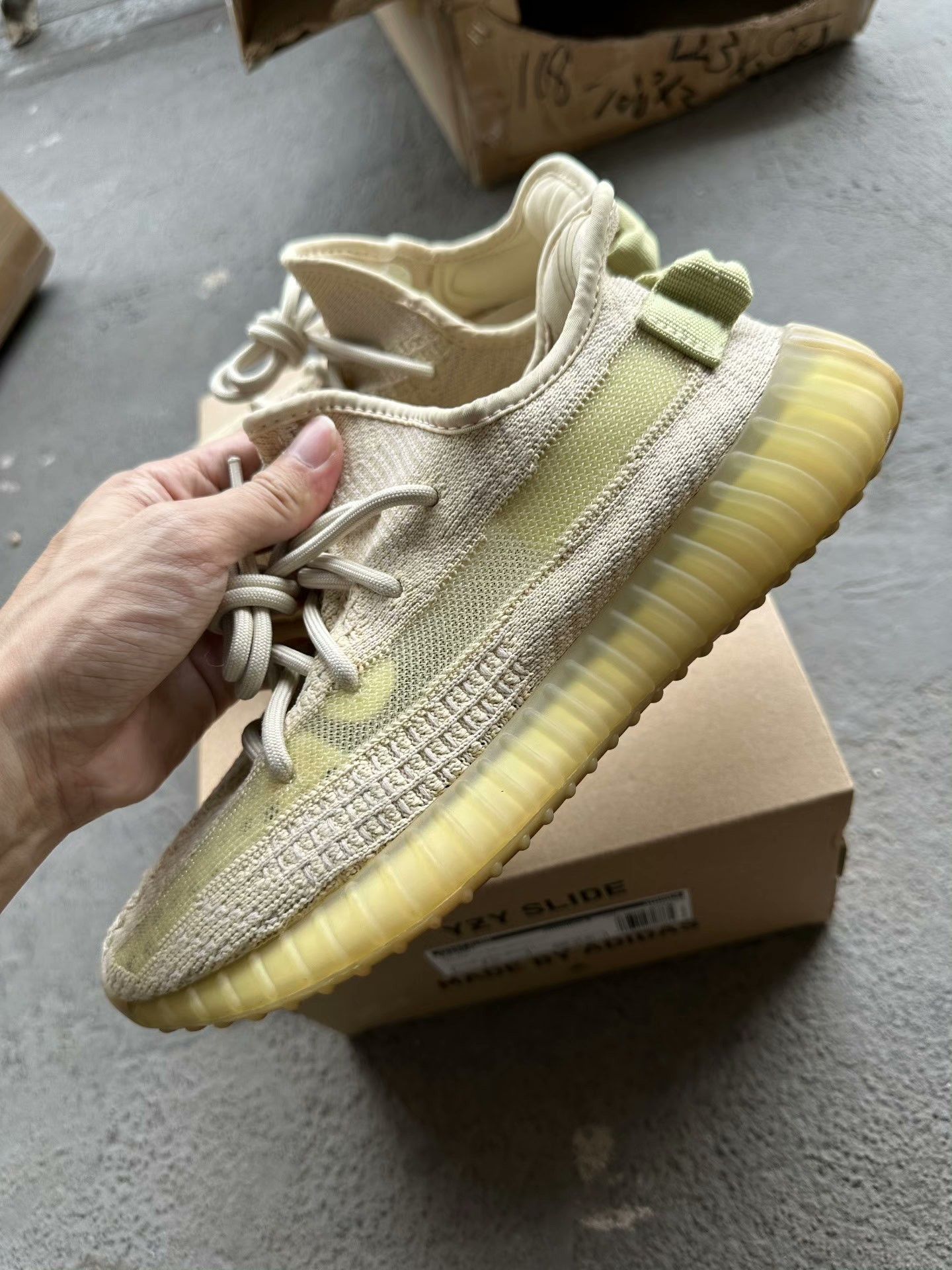 Adidas Adidas YEEZY350 Limited Yellow Lowtop Sneakers 39 Men Size US 6.5 / EU 39-40 - 2 Thumbnail