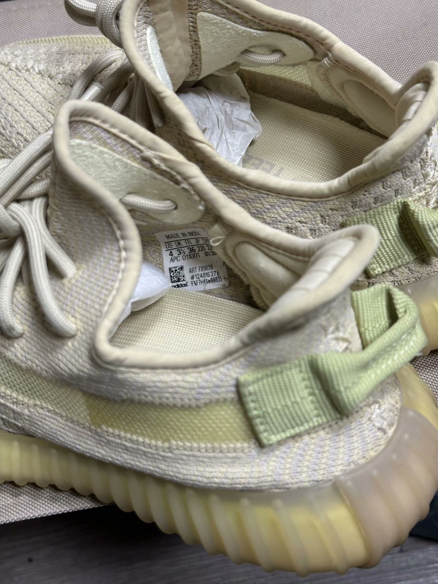 Adidas Adidas YEEZY350 Limited Yellow Lowtop Sneakers 36 Men Size US 5 / EU 37 - 3 Thumbnail