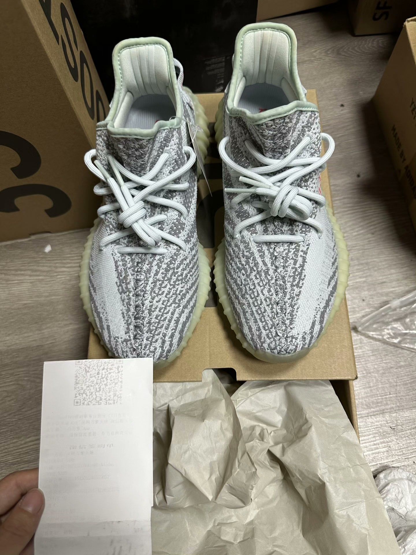Yeezy Yeezy Blue Lowtop Sneakers 42 Men Size US 9 / EU 42 - 7 Thumbnail