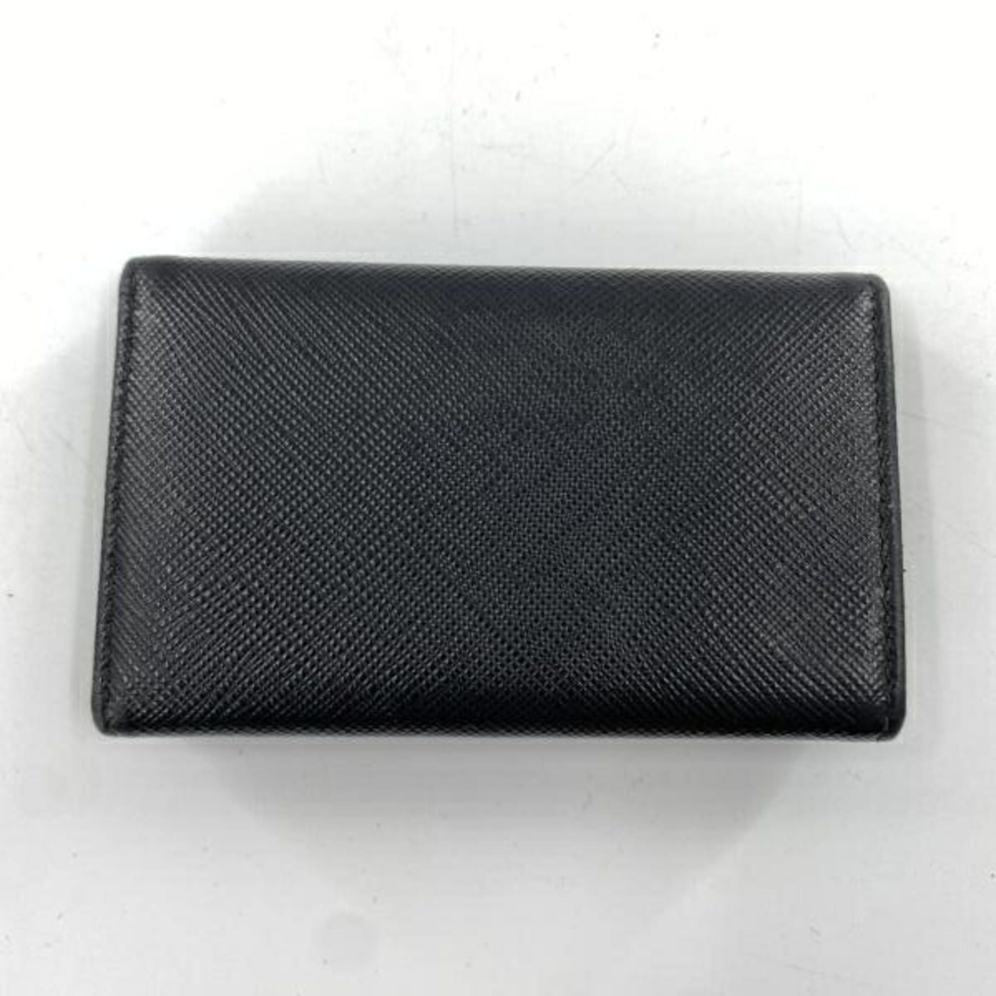 Prada PRADA 6-Key Case, Saffiano Leather, Black Size ONE SIZE - 2 Thumbnail