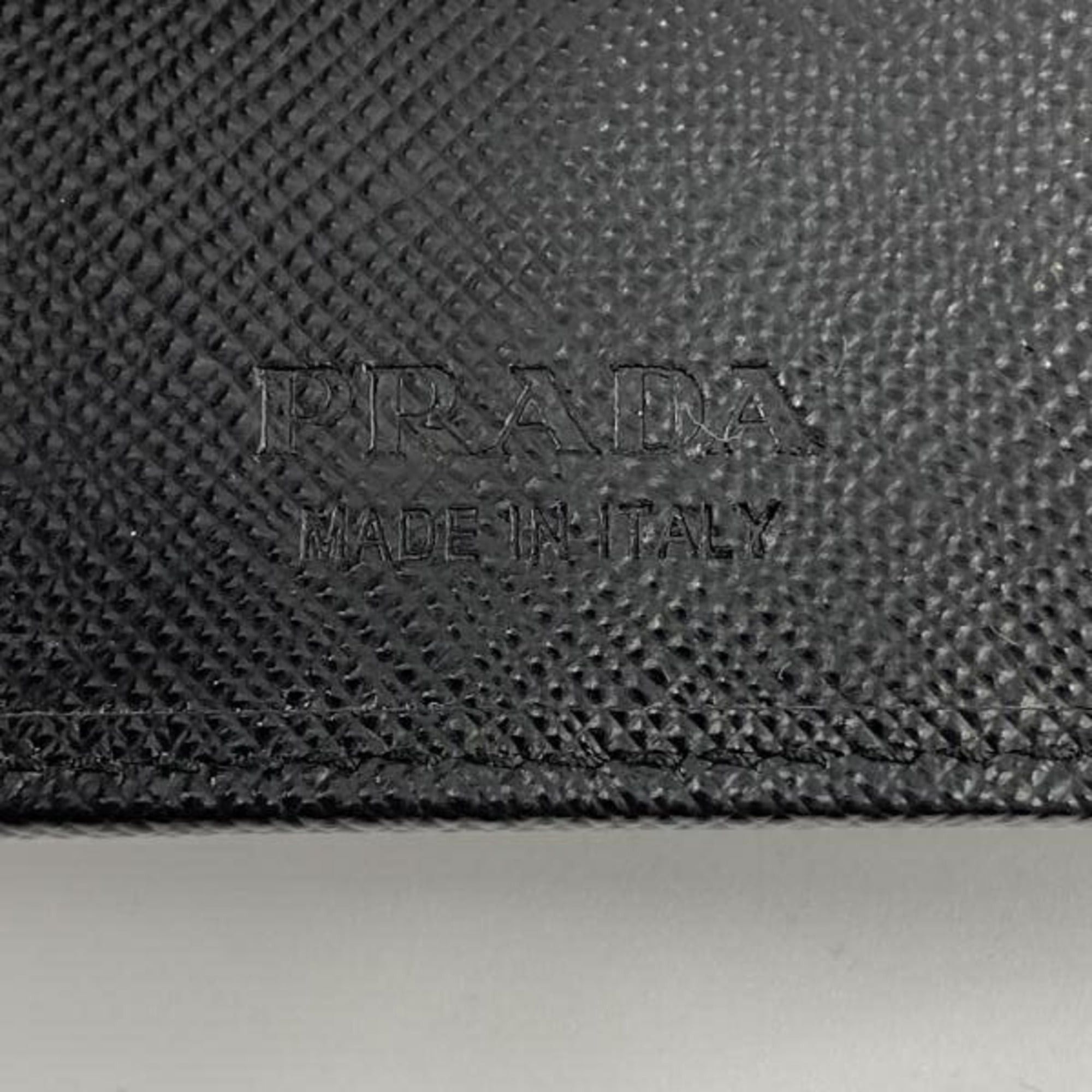 Prada PRADA 6-Key Case, Saffiano Leather, Black Size ONE SIZE - 6 Thumbnail