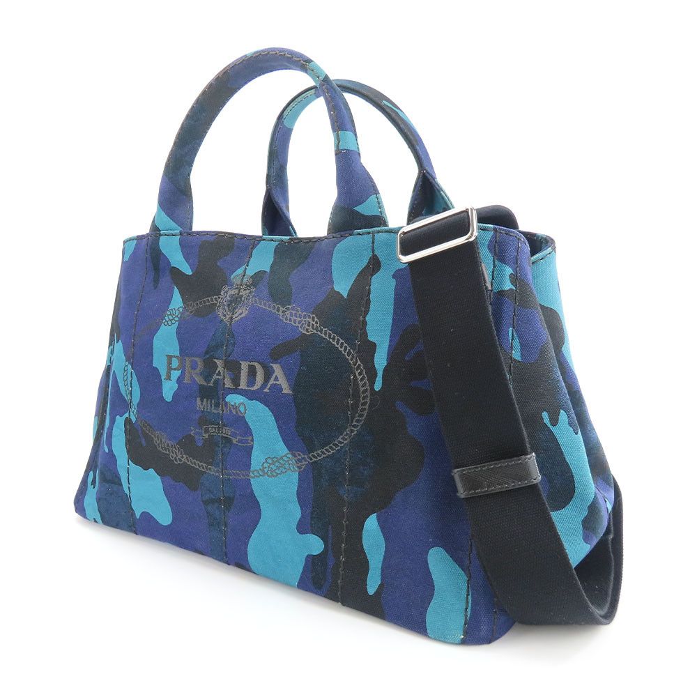 Prada Prada Prada Canapa Canvas Handbag Textile Handbag B2642B DUTY FREE for USA Size ONE SIZE - 2 Thumbnail
