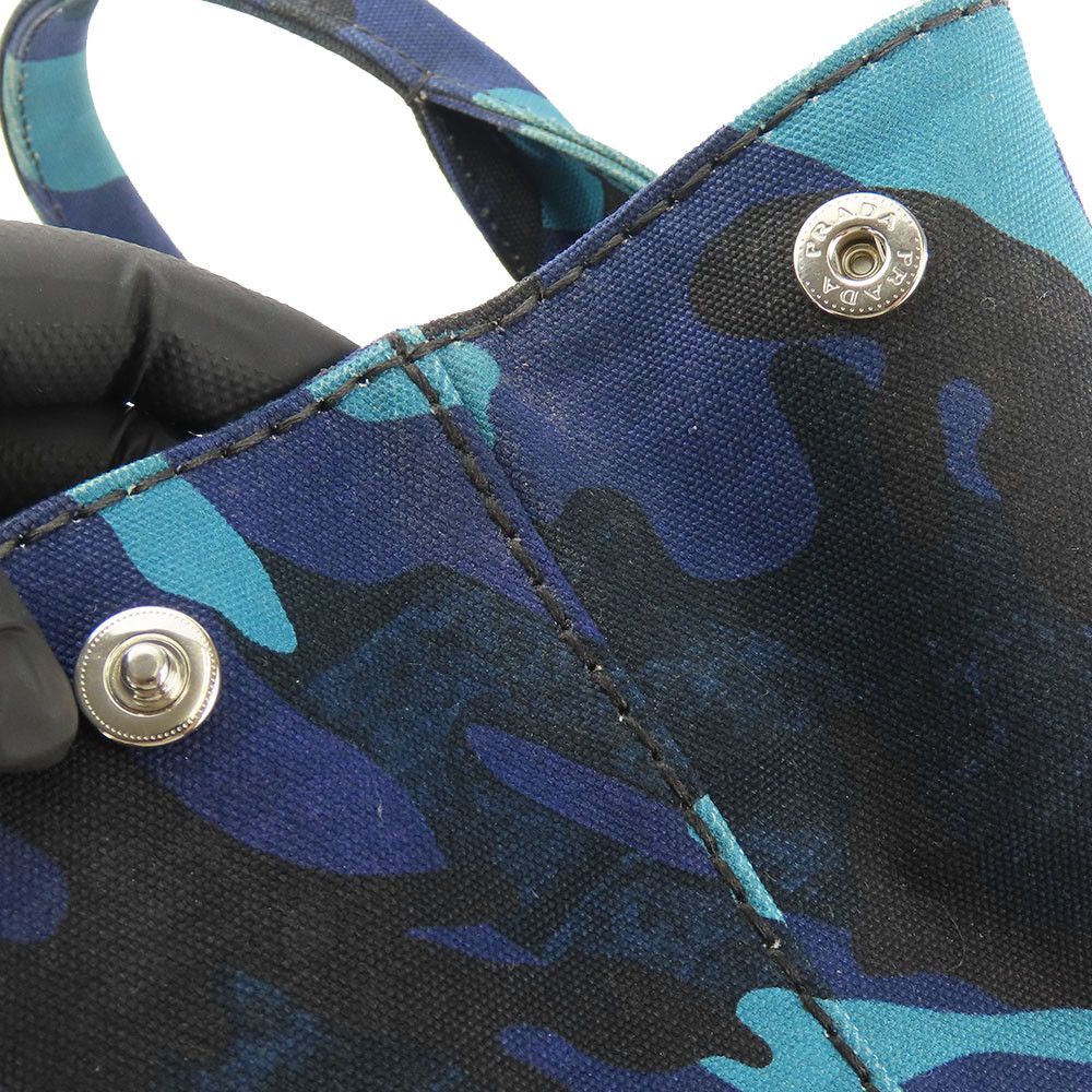 Prada Prada Prada Canapa Canvas Handbag Textile Handbag B2642B DUTY FREE for USA Size ONE SIZE - 8 Thumbnail
