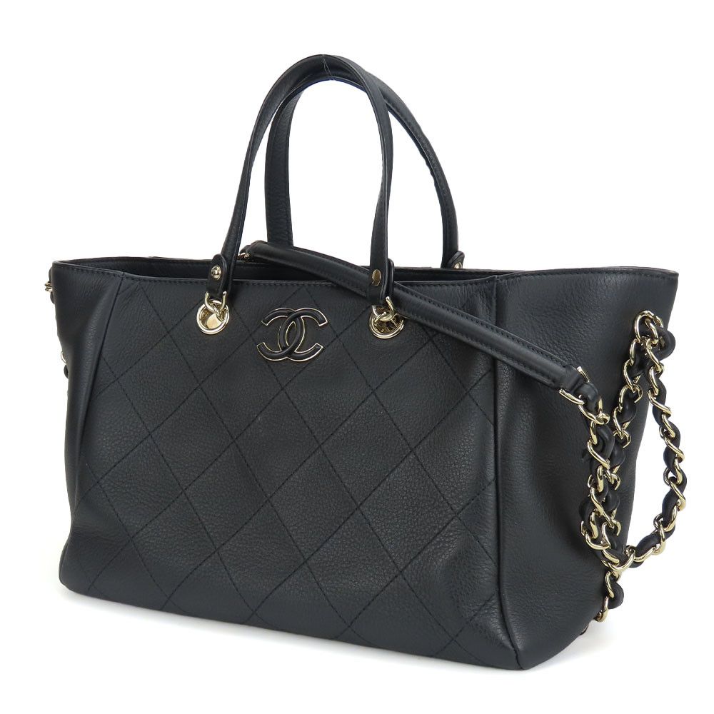 Chanel Chanel Chanel Small Shopping Bag Calfskin Handbag Leather Handbag AS0355 DUTY FREE for USA Size ONE SIZE - 2 Thumbnail