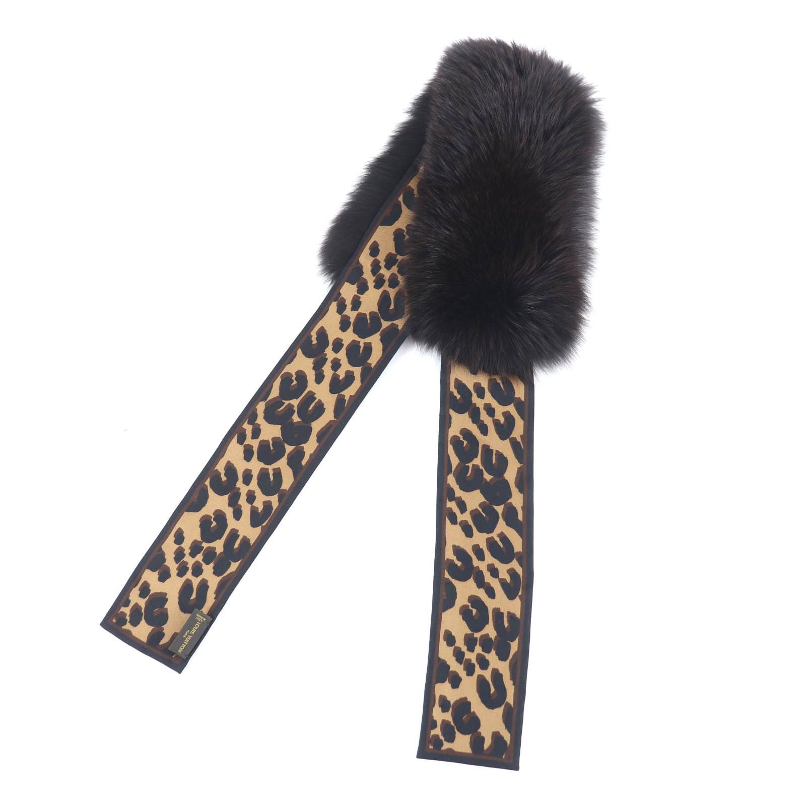Louis Vuitton Louis Vuitton Louis Vuitton Fox Fur Leopard Scarf Fur Scarf DUTY FREE for USA Size ONE SIZE - 3 Thumbnail