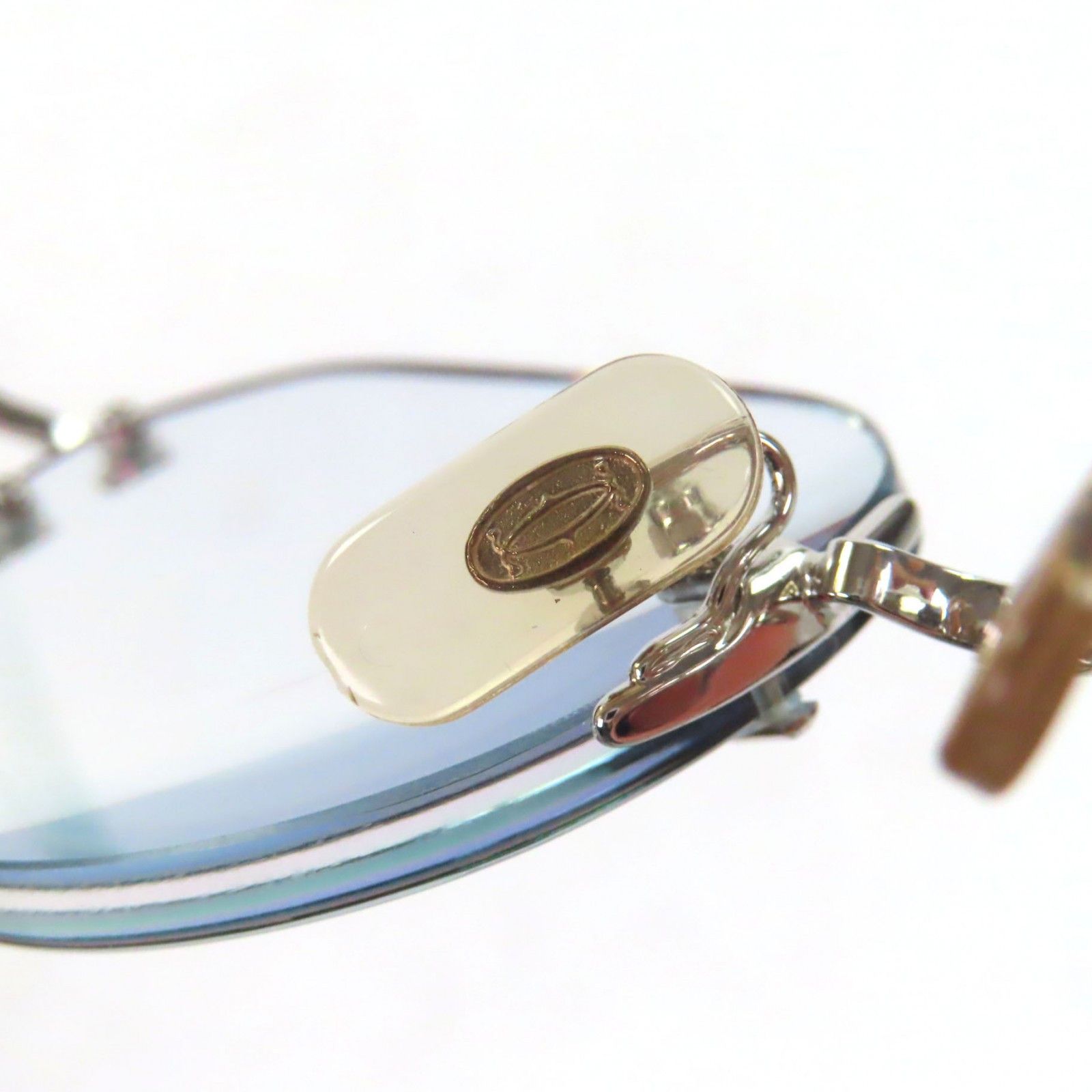 Cartier Cartier Cartier Trinity Decor Glasses Precious Metal Glasses DUTY FREE for USA Size ONE SIZE - 8 Thumbnail