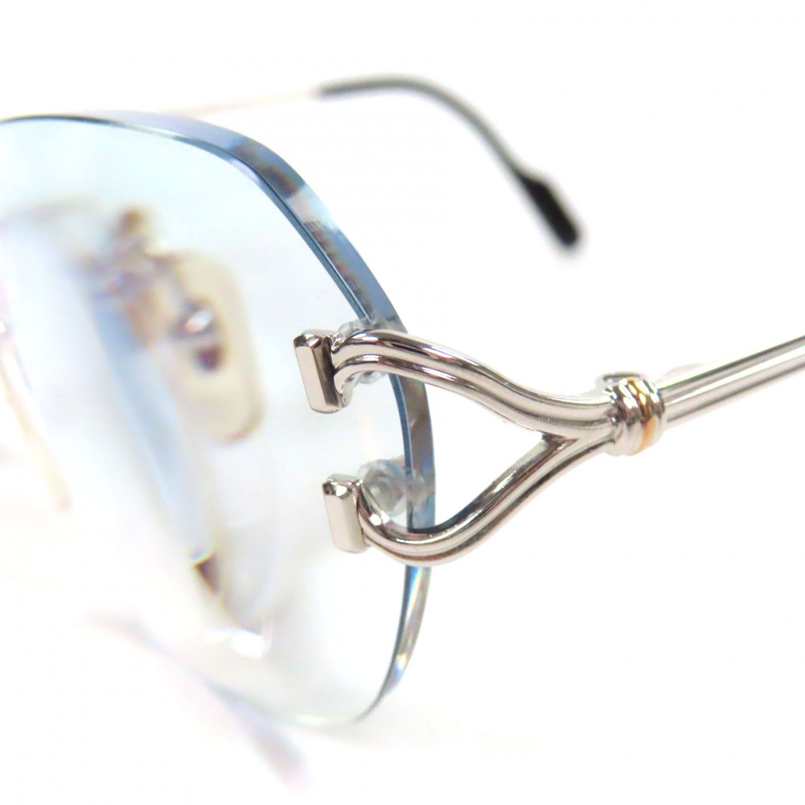 Cartier Cartier Cartier Trinity Decor Glasses Precious Metal Glasses DUTY FREE for USA Size ONE SIZE - 6 Thumbnail