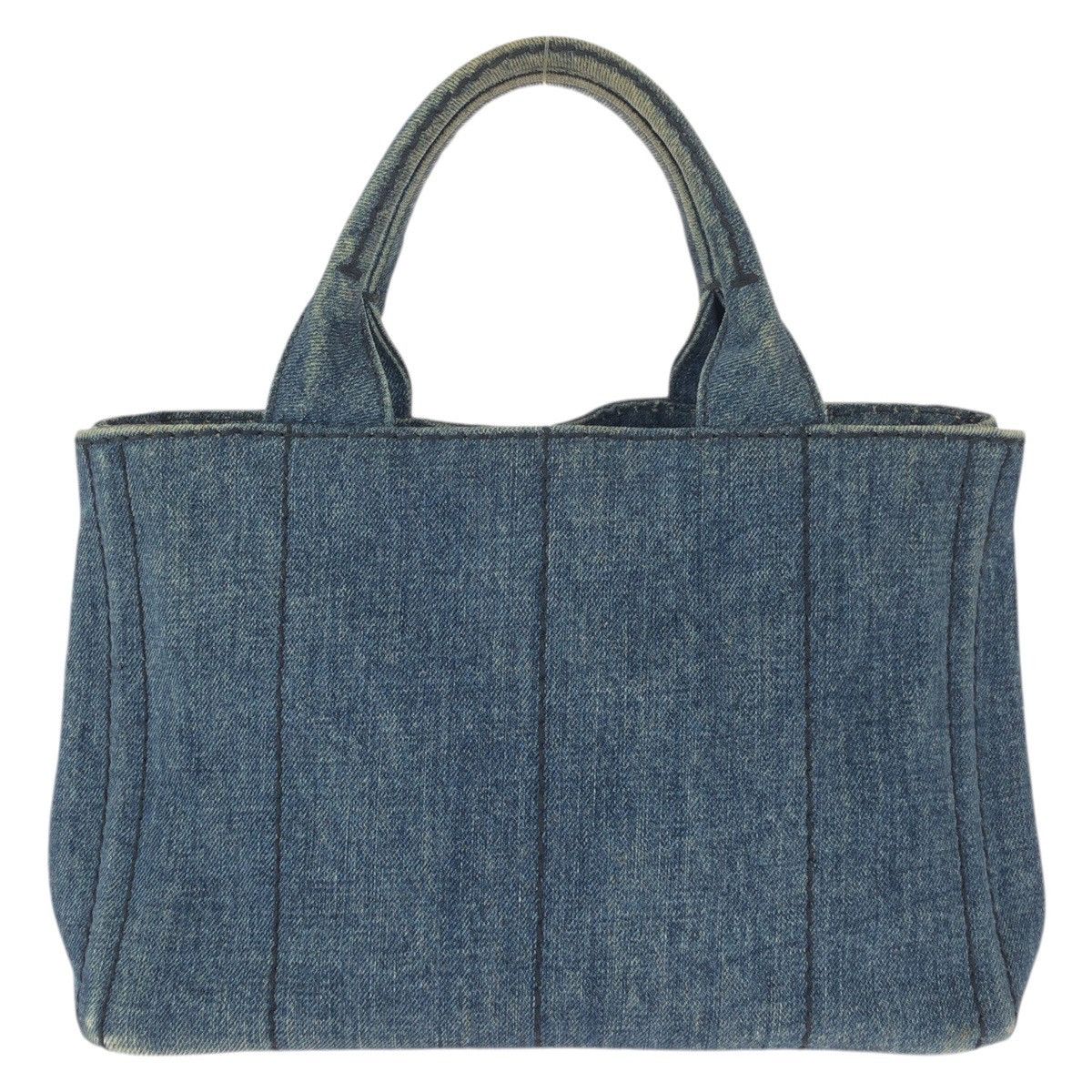 Prada Prada Prada Canapa Denim Tote Bag Textile Tote Bag DUTY FREE for USA Size ONE SIZE - 2 Thumbnail