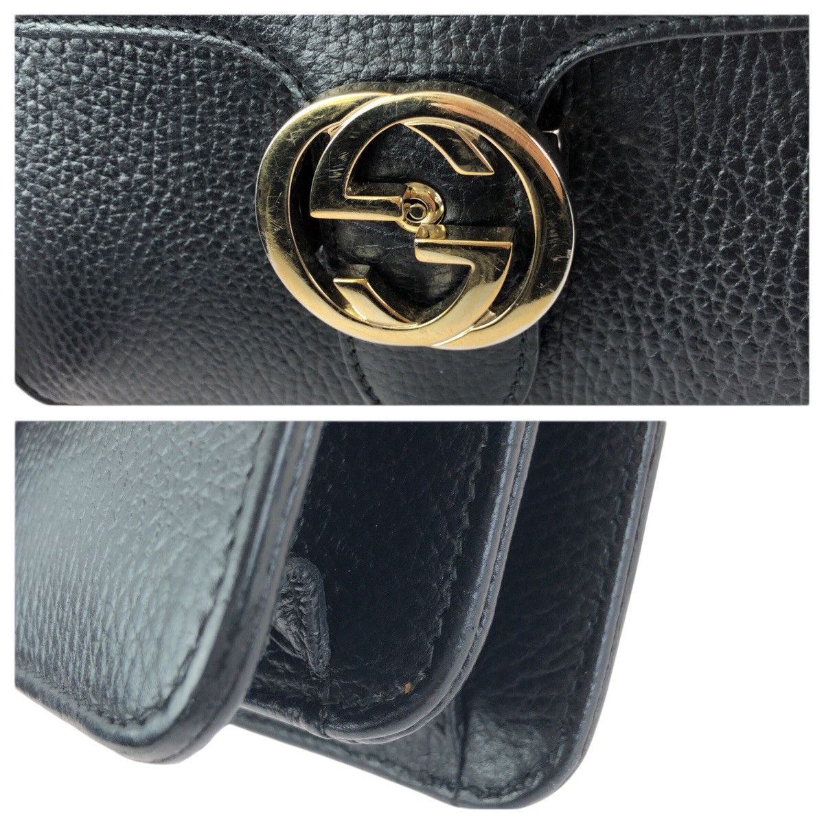 Gucci Gucci Gucci Interlocking G Leather Chain Shoulder Bag Leather Shoulder Bag 510304 DUTY FREE for USA Size ONE SIZE - 5 Thumbnail