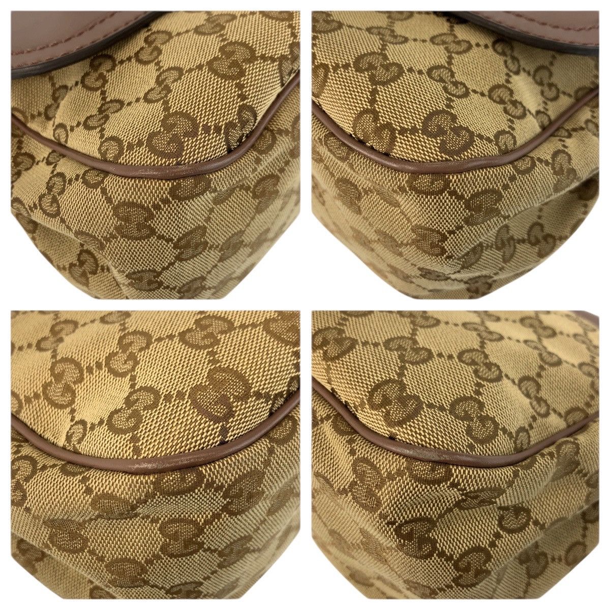 Gucci Gucci Gucci Sukey GG Canvas Leather Shoulder Bag Leather Shoulder Bag 308452 DUTY FREE for USA Size ONE SIZE - 4 Thumbnail