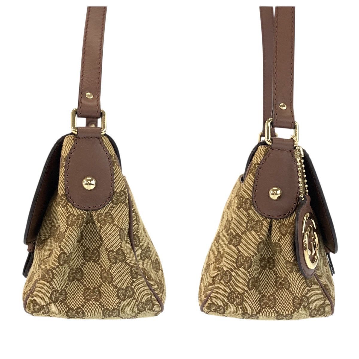 Gucci Gucci Gucci Sukey GG Canvas Leather Shoulder Bag Leather Shoulder Bag 308452 DUTY FREE for USA Size ONE SIZE - 8 Thumbnail