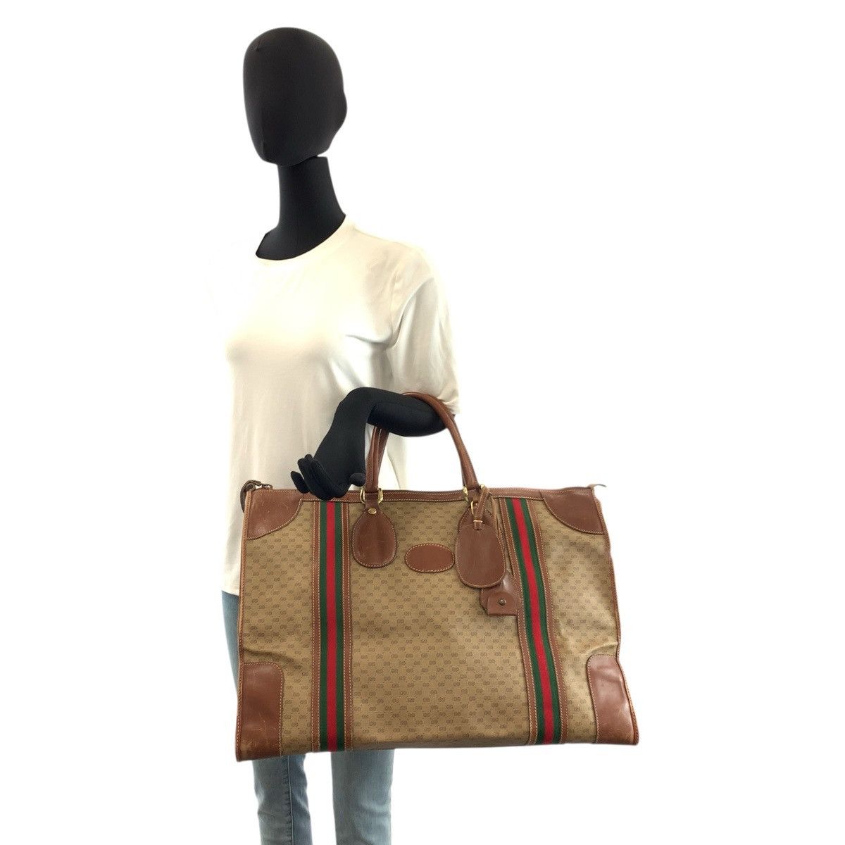 Gucci Gucci Gucci GG Supreme Canvas Boston Bag Textile Travel Bag 0120671125 DUTY FREE for USA Size ONE SIZE - 7 Thumbnail