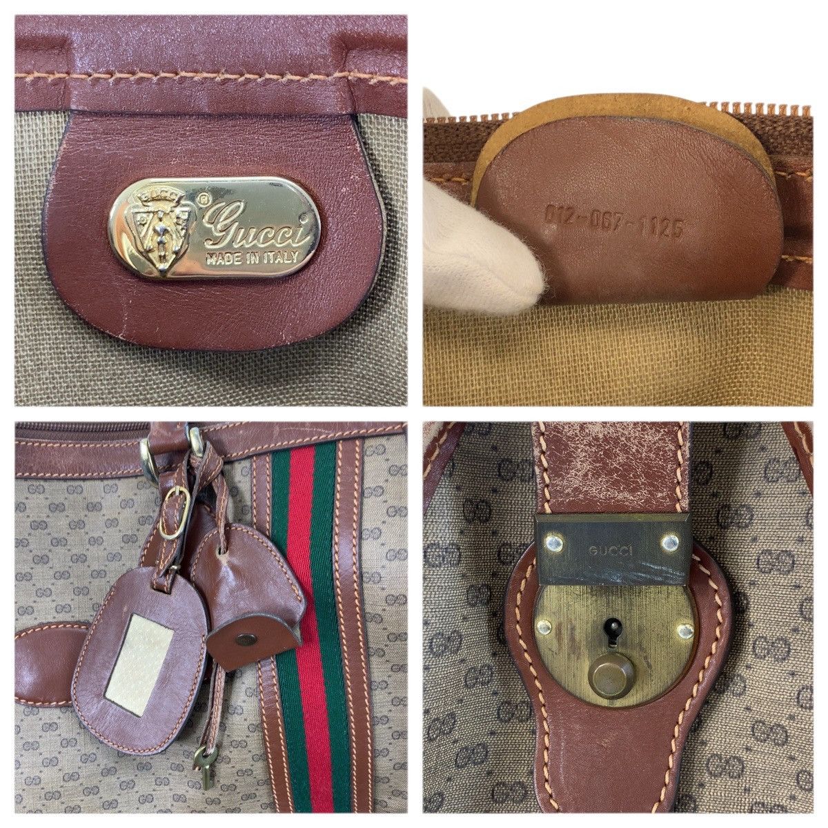 Gucci Gucci Gucci GG Supreme Canvas Boston Bag Textile Travel Bag 0120671125 DUTY FREE for USA Size ONE SIZE - 3 Thumbnail