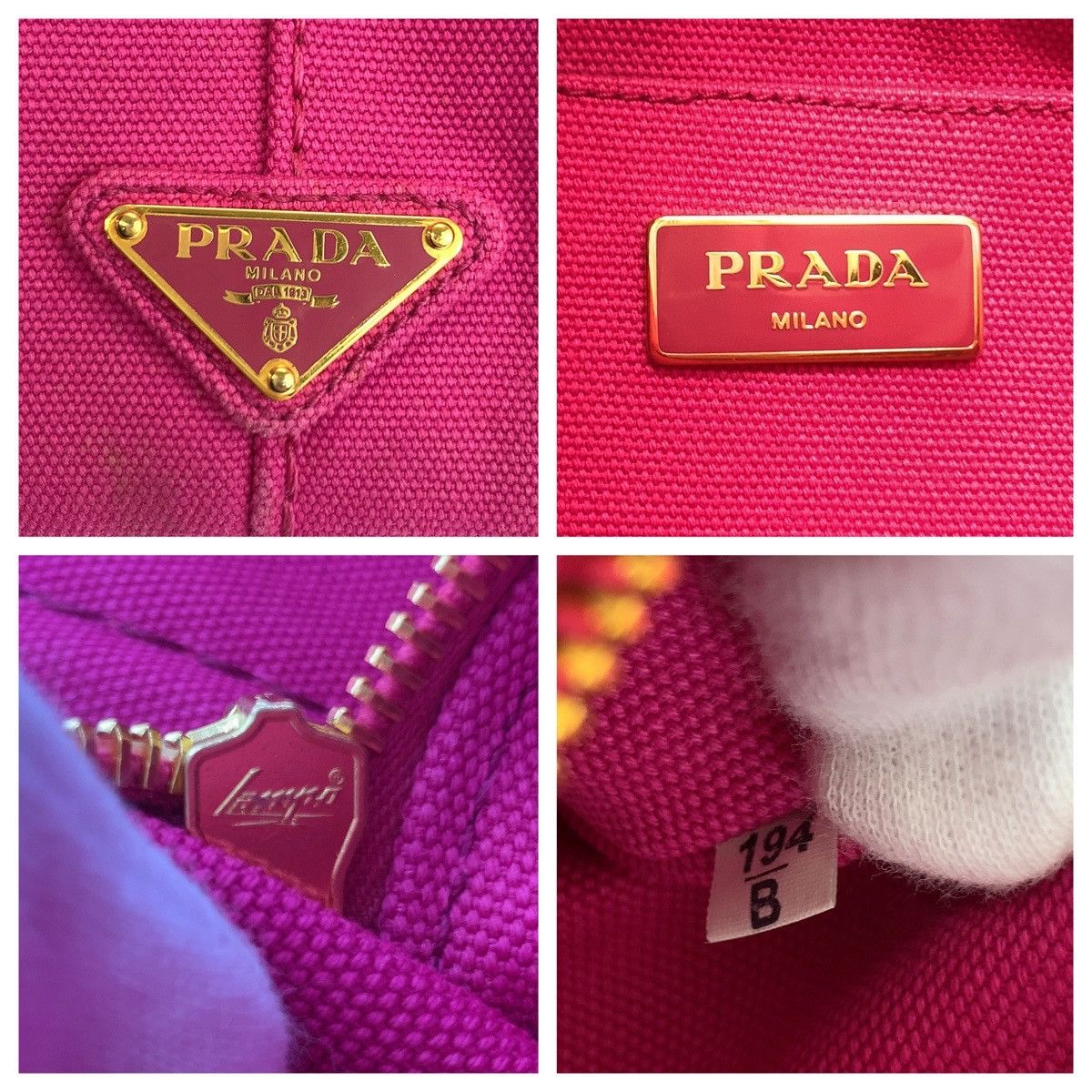 Prada Prada Prada Canapa Canvas Tote Bag Textile Tote Bag DUTY FREE for USA Size ONE SIZE - 3 Thumbnail