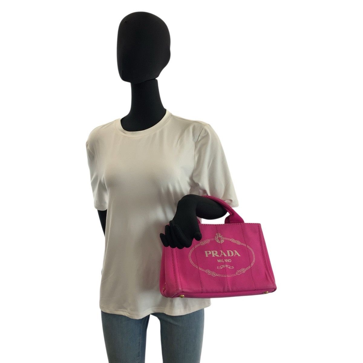 Prada Prada Prada Canapa Canvas Tote Bag Textile Tote Bag DUTY FREE for USA Size ONE SIZE - 6 Thumbnail
