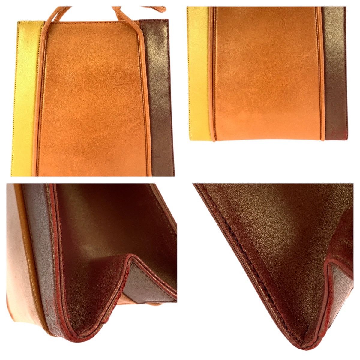 Salvatore Ferragamo Salvatore Ferragamo Salvatore Ferragamo Leather Handbag Leather Handbag E21 9291 DUTY FREE for USA Size ONE SIZE - 6 Thumbnail
