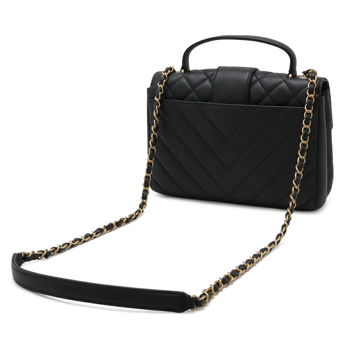 Chanel Chanel Chanel Matelasse V Stitch Leather 2way Bag Leather Shoulder Bag AS0804 DUTY FREE for USA Size ONE SIZE - 2 Thumbnail