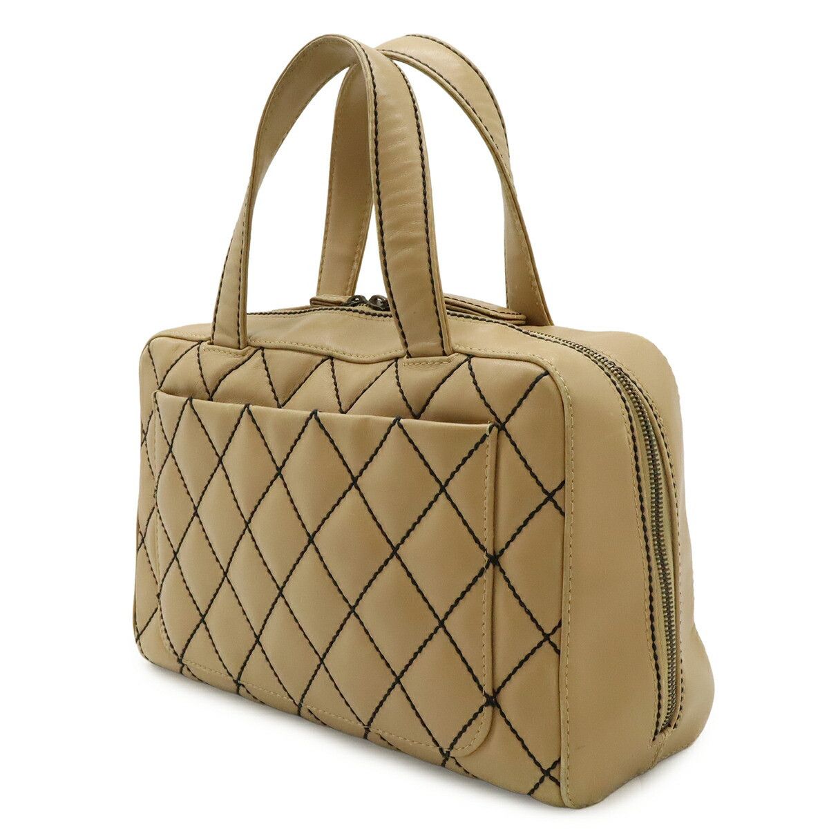 Chanel Chanel Chanel Wild Stitch Leather Handbag Leather Handbag A14692 DUTY FREE for USA Size ONE SIZE - 2 Thumbnail