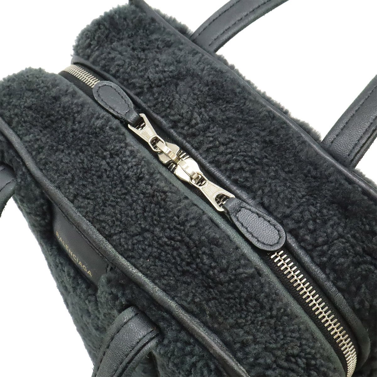 Balenciaga Balenciaga Balenciaga Bazaar Shopper XS Leather Shearling 2way Bag Leather Shoulder Bag 452458 DUTY FREE for USA Size ONE SIZE - 5 Thumbnail