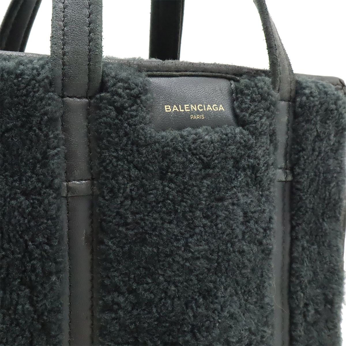 Balenciaga Balenciaga Balenciaga Bazaar Shopper XS Leather Shearling 2way Bag Leather Shoulder Bag 452458 DUTY FREE for USA Size ONE SIZE - 9 Thumbnail