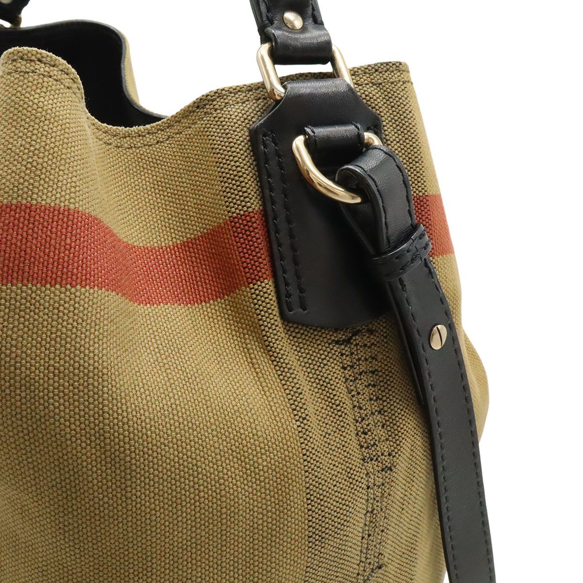 Burberry Burberry Burberry Ashby Canvas Leather 2way Shoulder Bag Textile Shoulder Bag 3945728 DUTY FREE for USA Size ONE SIZE - 7 Thumbnail