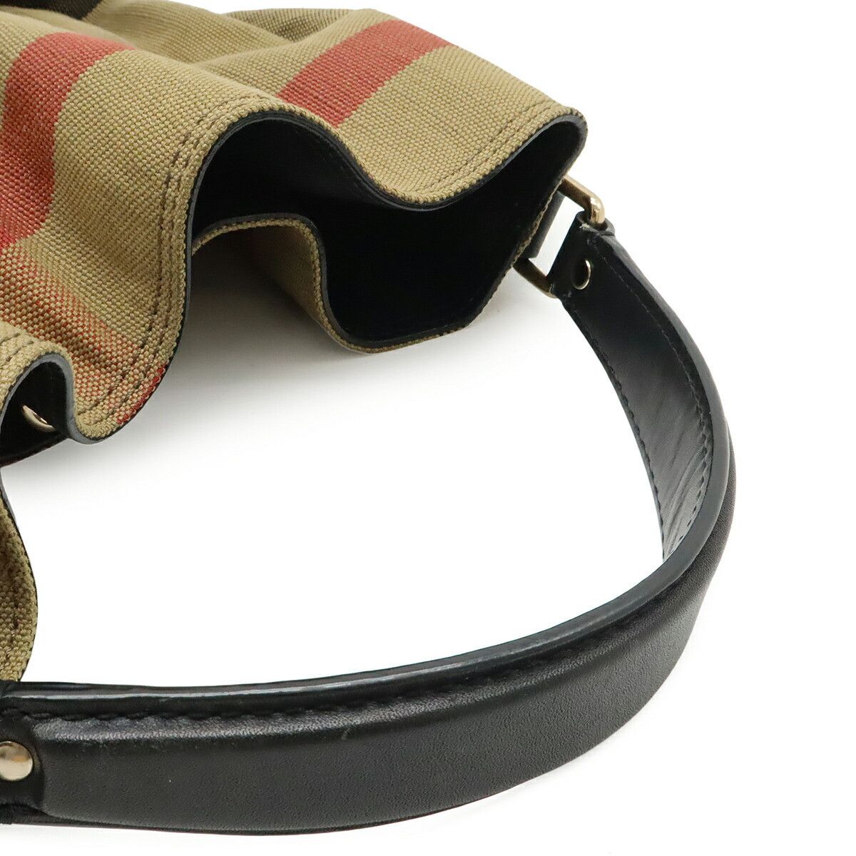 Burberry Burberry Burberry Ashby Canvas Leather 2way Shoulder Bag Textile Shoulder Bag 3945728 DUTY FREE for USA Size ONE SIZE - 4 Thumbnail