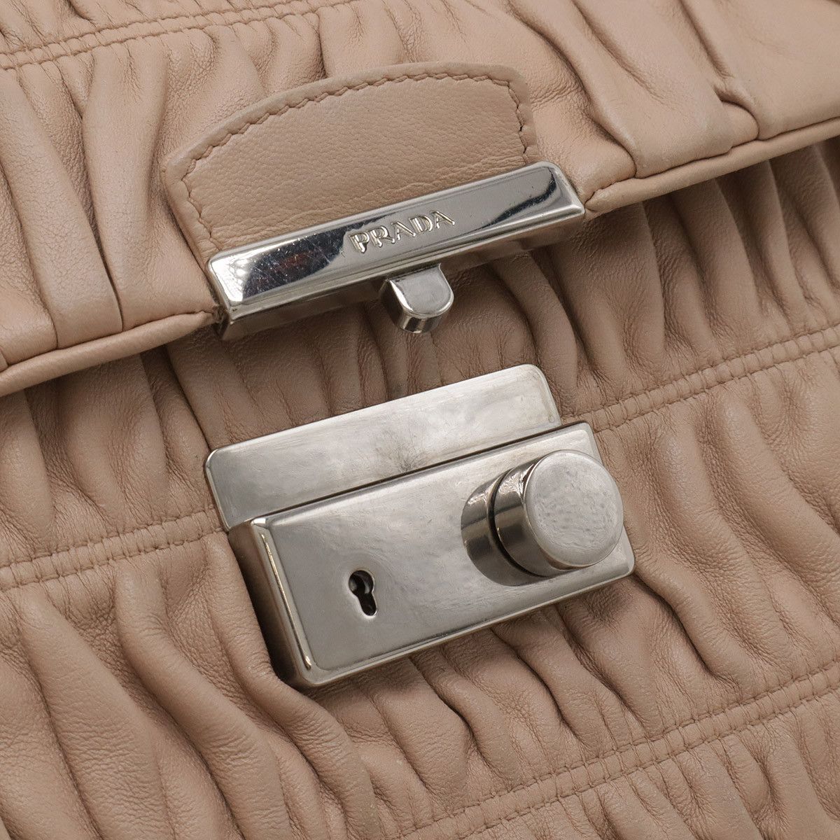 Prada Prada Prada Nappa Gaufre Leather Shoulder Bag Leather Shoulder Bag BT0939 DUTY FREE for USA Size ONE SIZE - 5 Thumbnail