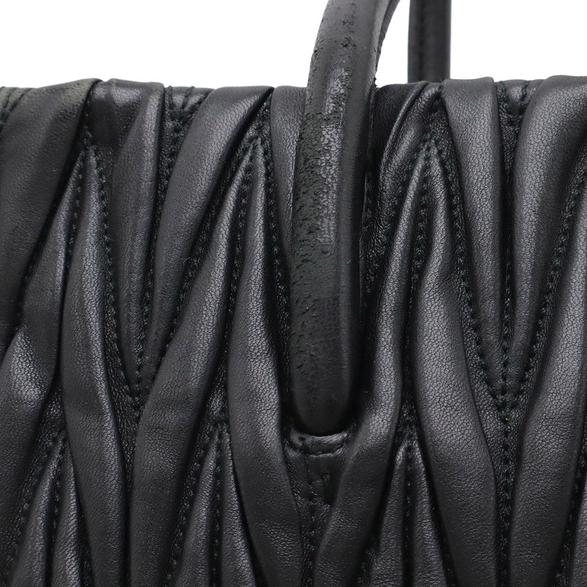 Miu Miu Miu Miu Miu Miu Matelassé Leather 2way Bag Leather Shoulder Bag 5BA144 DUTY FREE for USA Size ONE SIZE - 6 Thumbnail