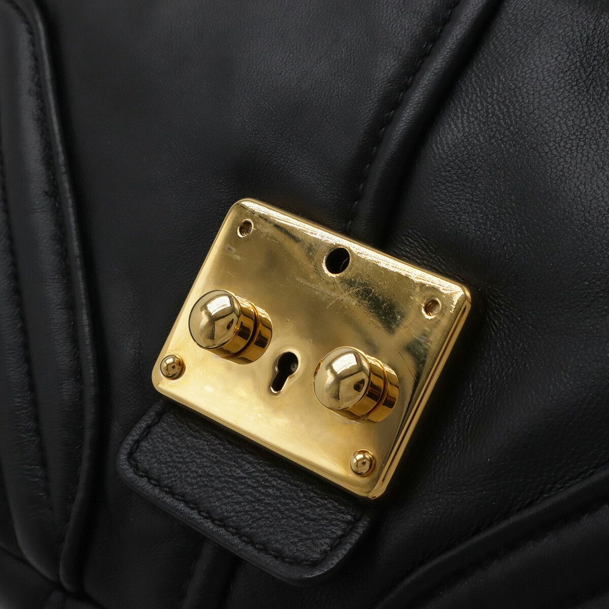 Miu Miu Miu Miu Miu Miu Nappa Biker 2way shoulder bag Leather Shoulder Bag 5BD062 DUTY FREE for USA Size ONE SIZE - 5 Thumbnail