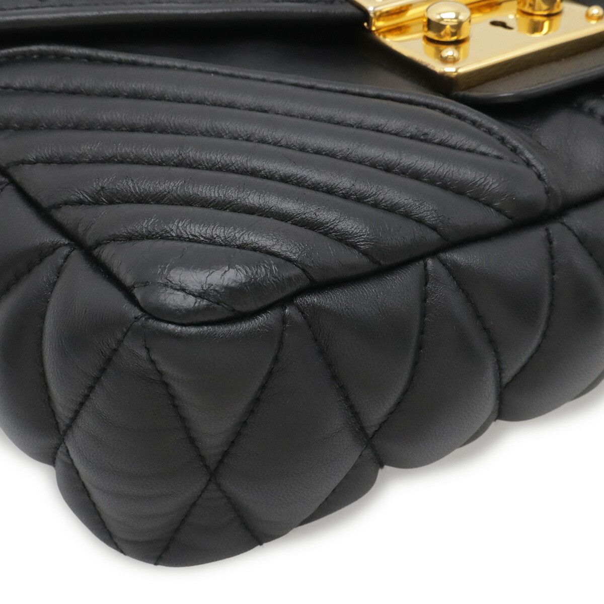 Miu Miu Miu Miu Miu Miu Nappa Biker 2way shoulder bag Leather Shoulder Bag 5BD062 DUTY FREE for USA Size ONE SIZE - 3 Thumbnail