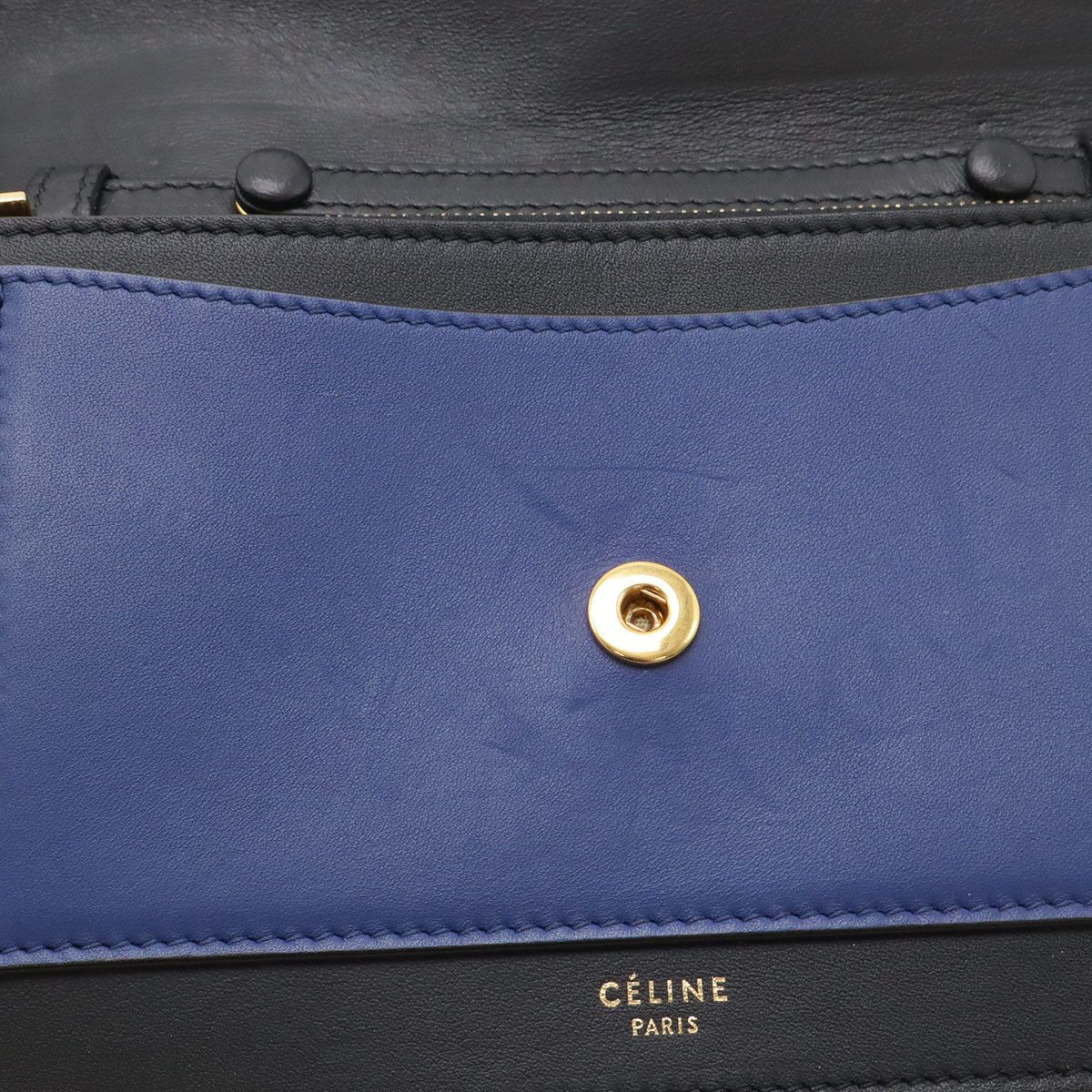 Celine Celine Celine Pocket Large Flap Chain Wallet 2way Shoulder Bag Clutch Leather Shoulder Bag DUTY FREE for USA Size ONE SIZE - 9 Thumbnail