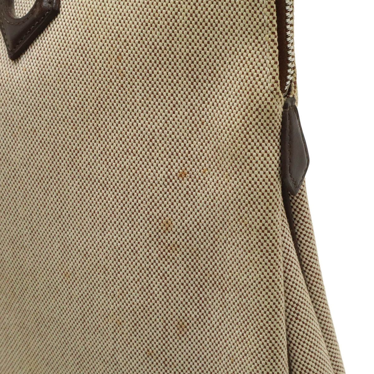 Hermes Hermes Hermes Sac Iboo MM Canvas Leather Tote Bag Leather Tote Bag J DUTY FREE for USA Size ONE SIZE - 9 Thumbnail