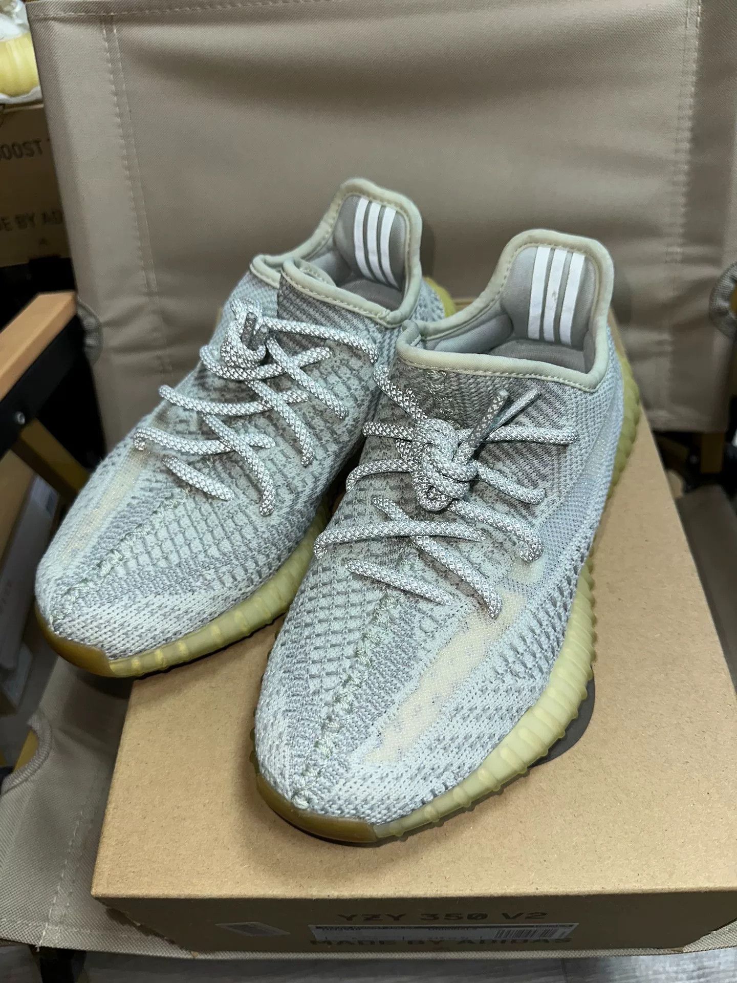 Adidas Adidas YEEZY350 Gray Lowtop Sneakers 37 Men Size US 5 / EU 37 - 8 Thumbnail