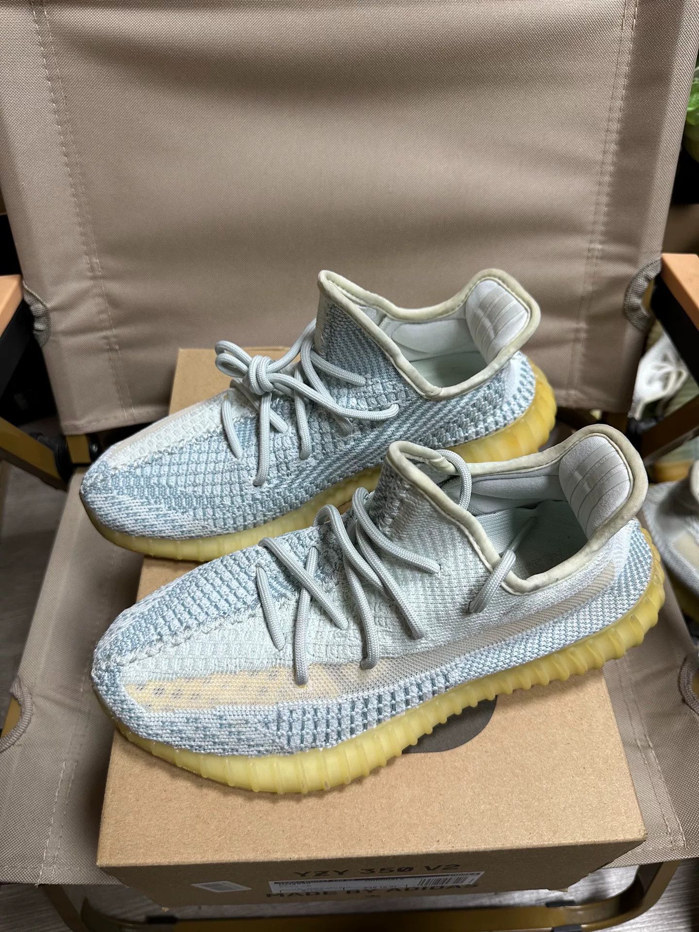 Adidas Adidas YEEZY350 White Lowtop Sneakers 39 Men Size US 6.5 / EU 39-40 - 9 Thumbnail