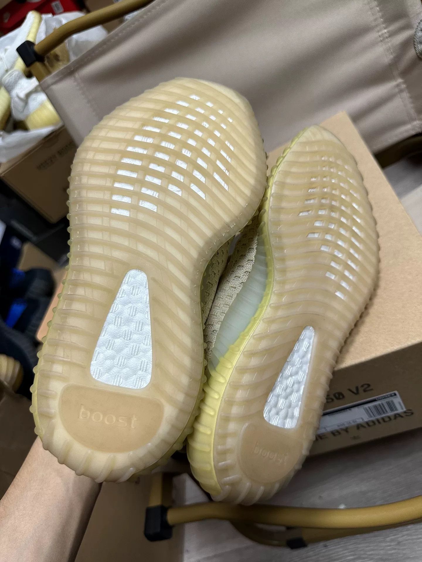 Adidas Adidas YEEZY350 Limited Yellow Lowtop Sneakers 36 Men Size US 5 / EU 37 - 5 Thumbnail