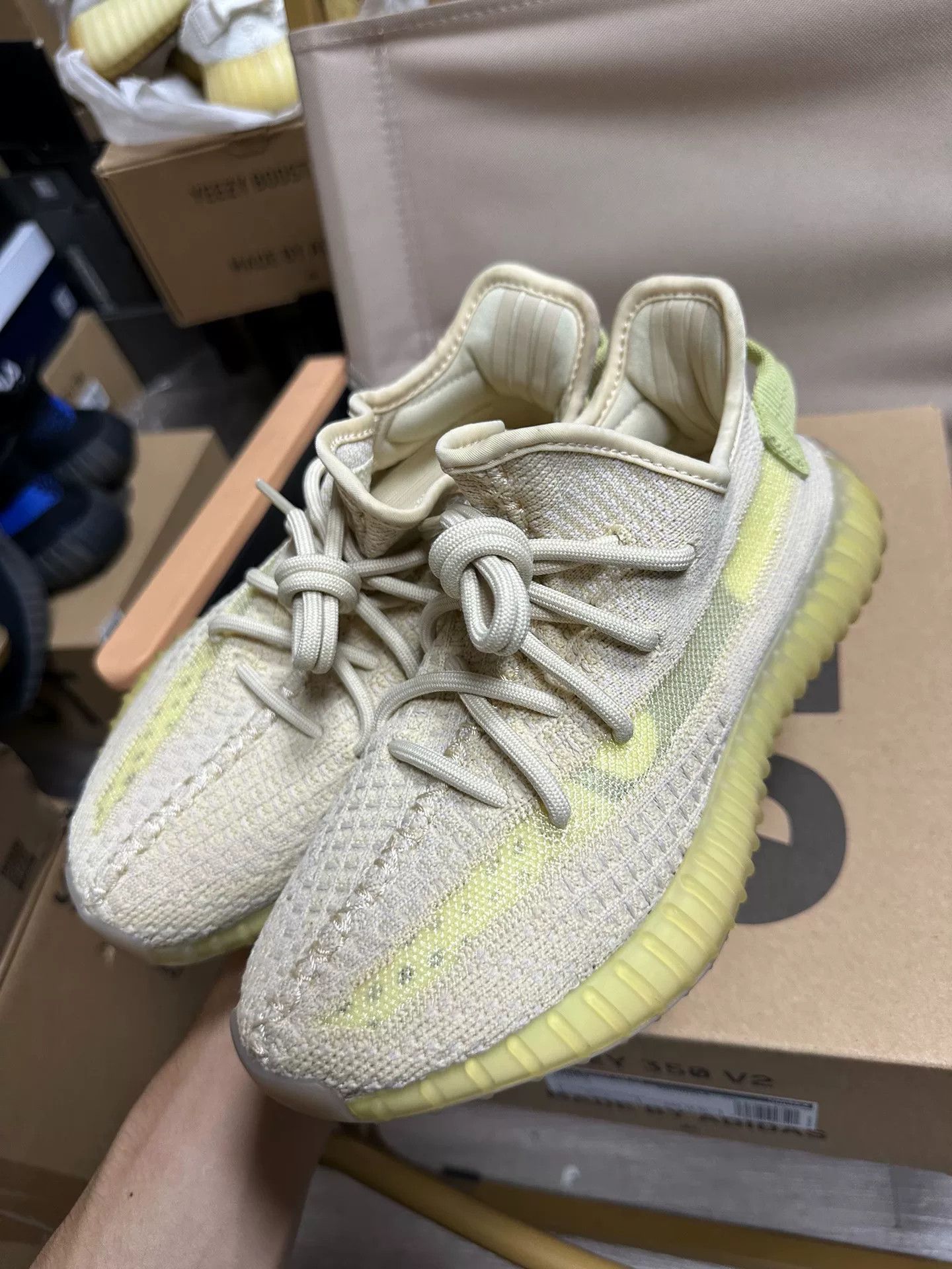 Adidas Adidas YEEZY350 Limited Yellow Lowtop Sneakers 36 Men Size US 5 / EU 37 - 7 Thumbnail