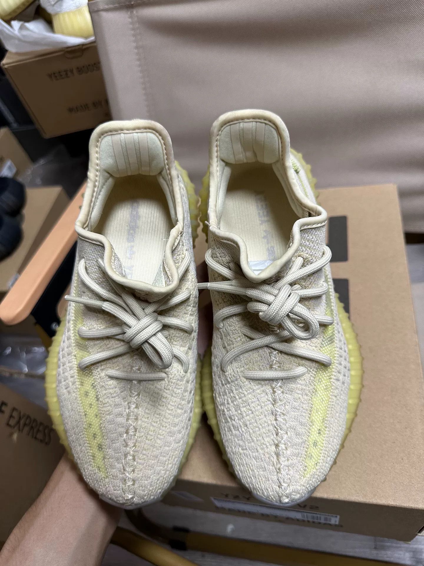 Adidas Adidas YEEZY350 Limited Yellow Lowtop Sneakers 36 Men Size US 5 / EU 37 - 6 Thumbnail
