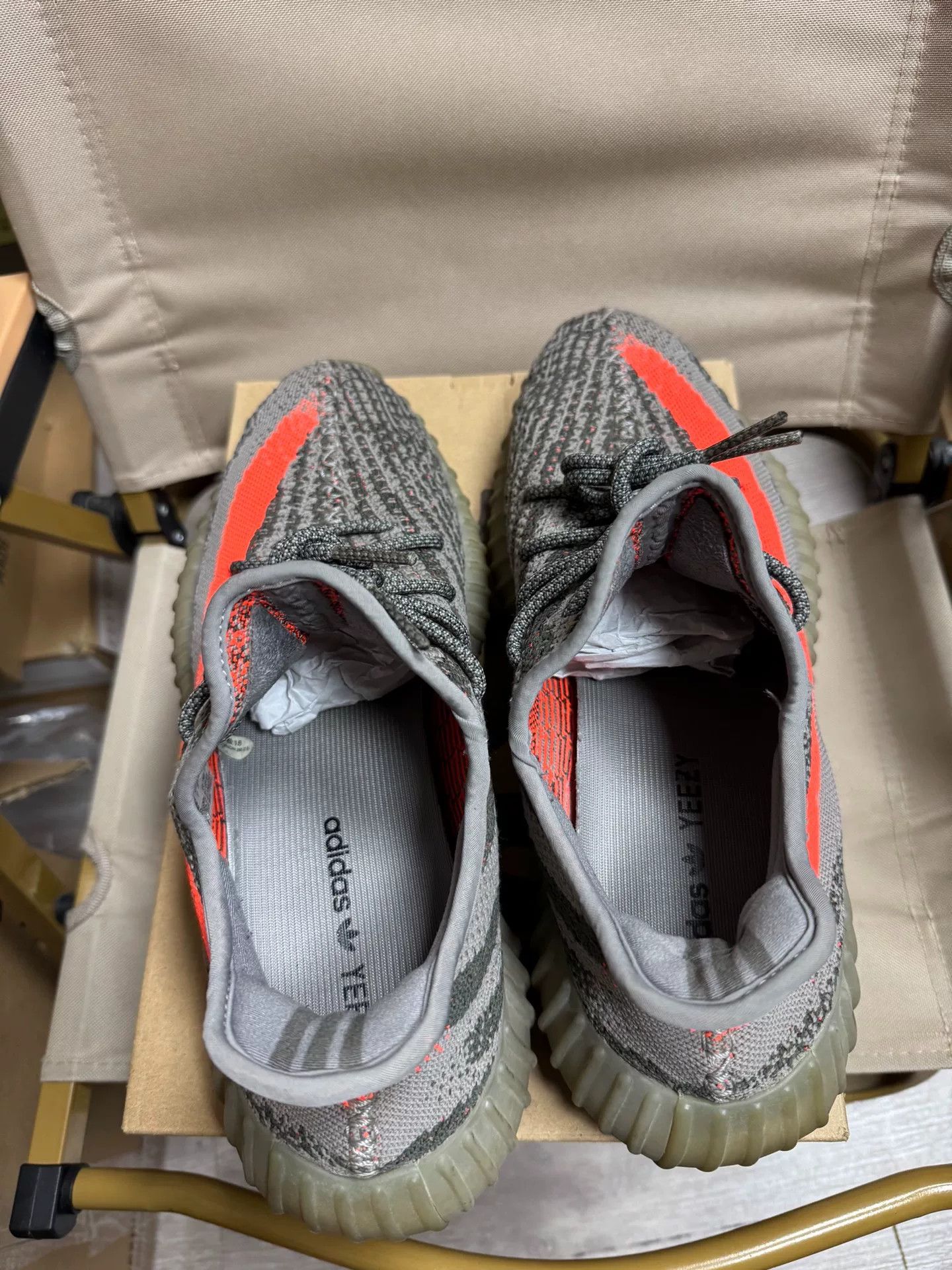 Adidas Adidas YEEZY350 Gray Lowtop Sneakers 10.5 Men Size US 10.5 / EU 43-44 - 2 Thumbnail