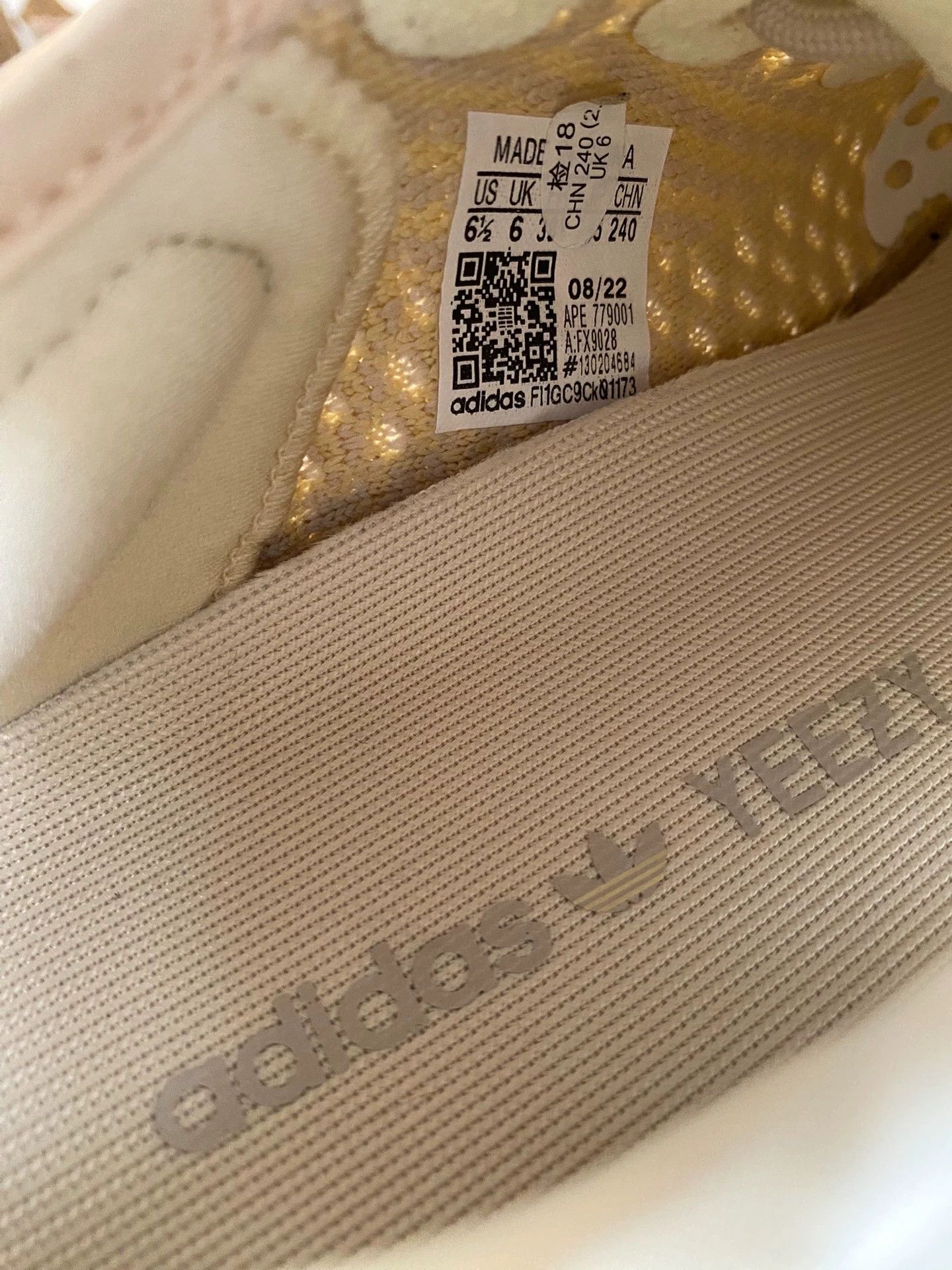 Adidas Adidas YEEZY350 Limited Yellow Lowtop Sneakers 39 Men Size US 6.5 / EU 39-40 - 4 Thumbnail