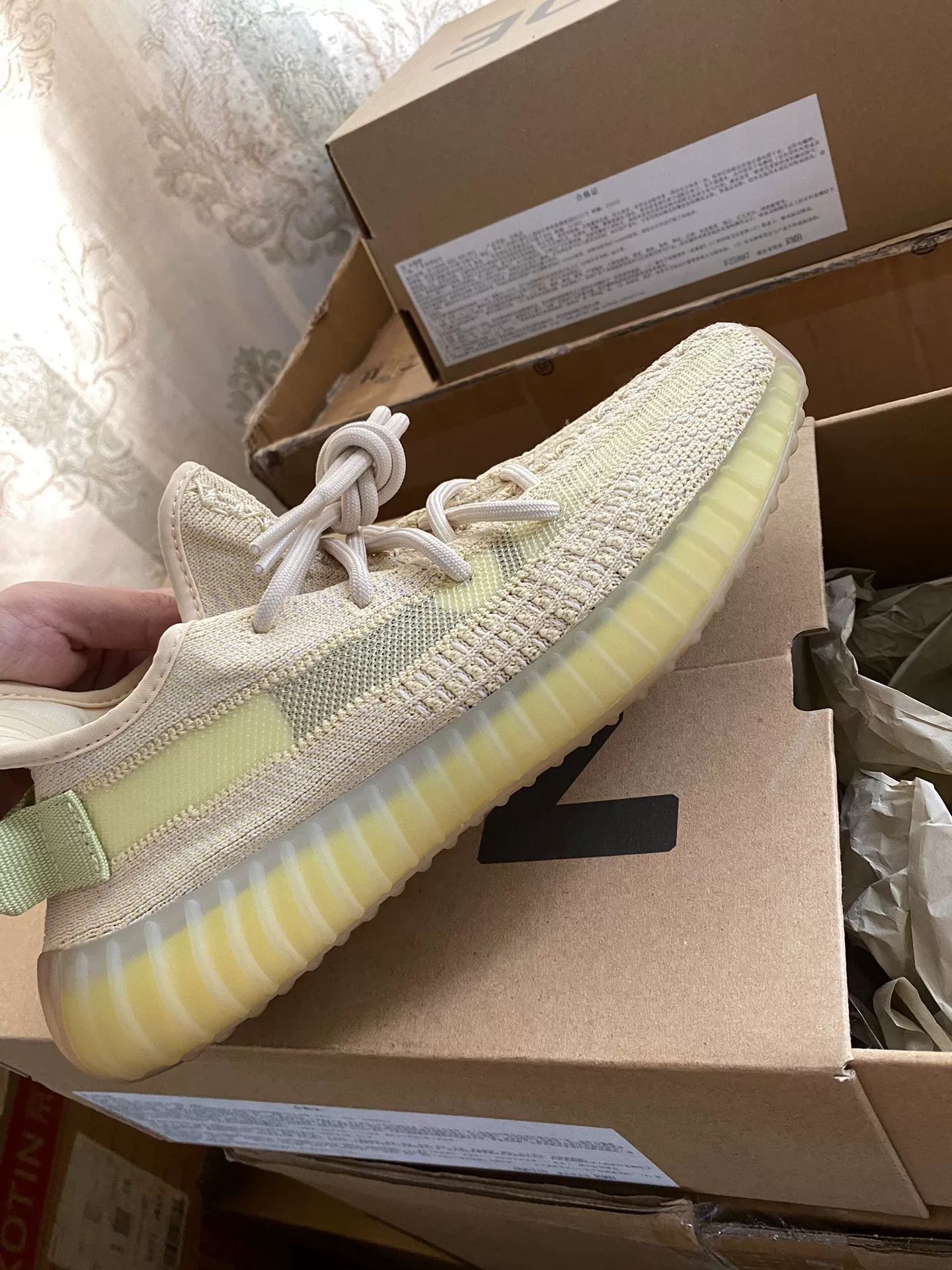 Adidas Adidas YEEZY350 Limited Yellow Lowtop Sneakers 39 Men Size US 6.5 / EU 39-40 - 5 Thumbnail