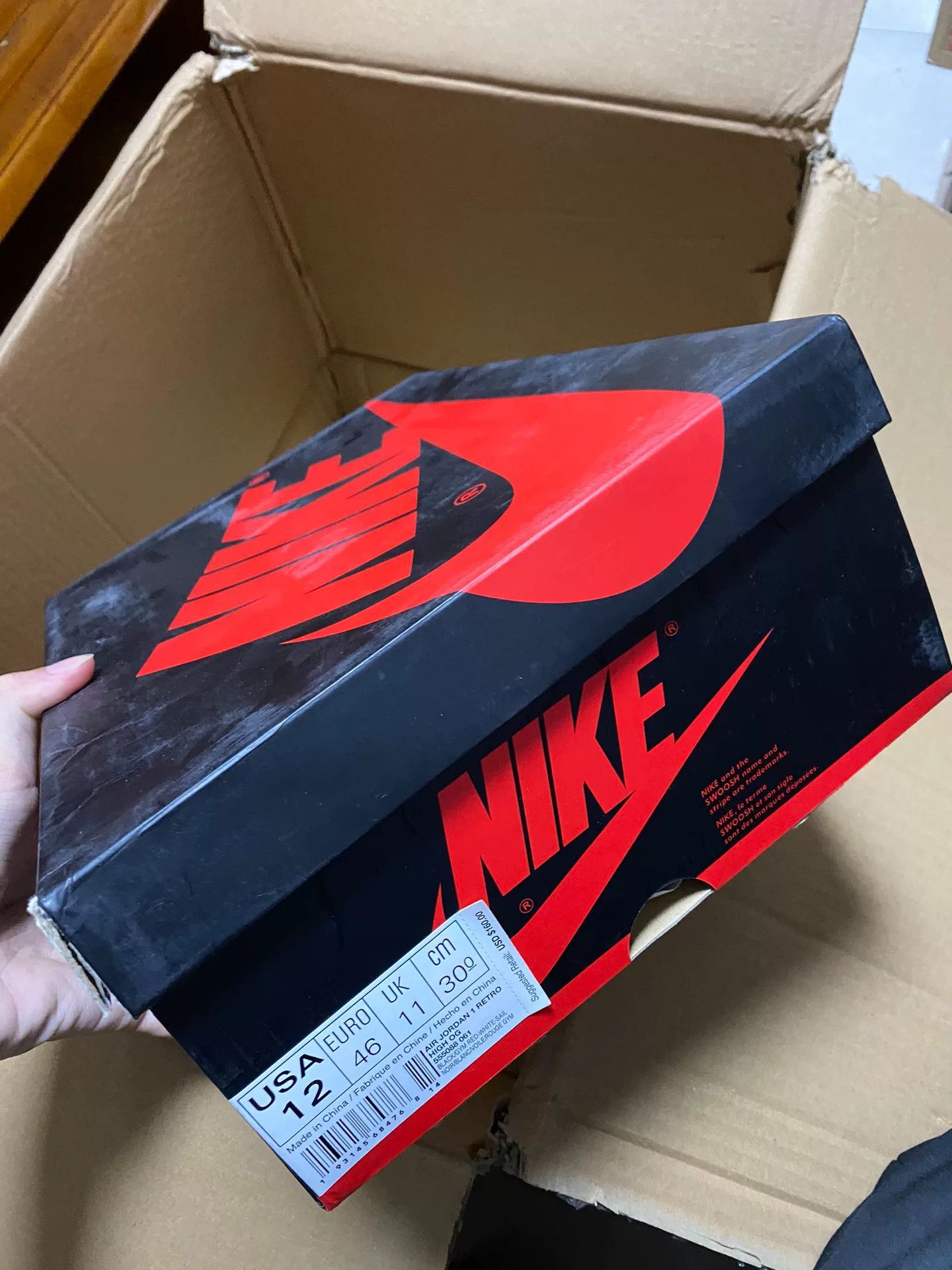 Nike Nike Black Lowtop Sneakers 12 Men Size US 12 / EU 45 - 7 Thumbnail