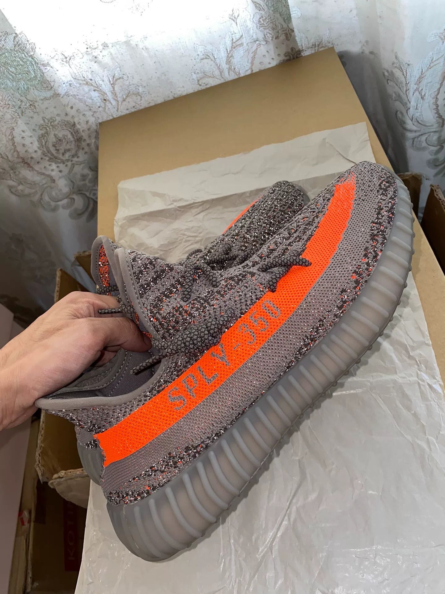 Adidas Adidas YEEZY350 Gray Lowtop Sneakers 10 Men Size US 10 / EU 43 - 5 Thumbnail