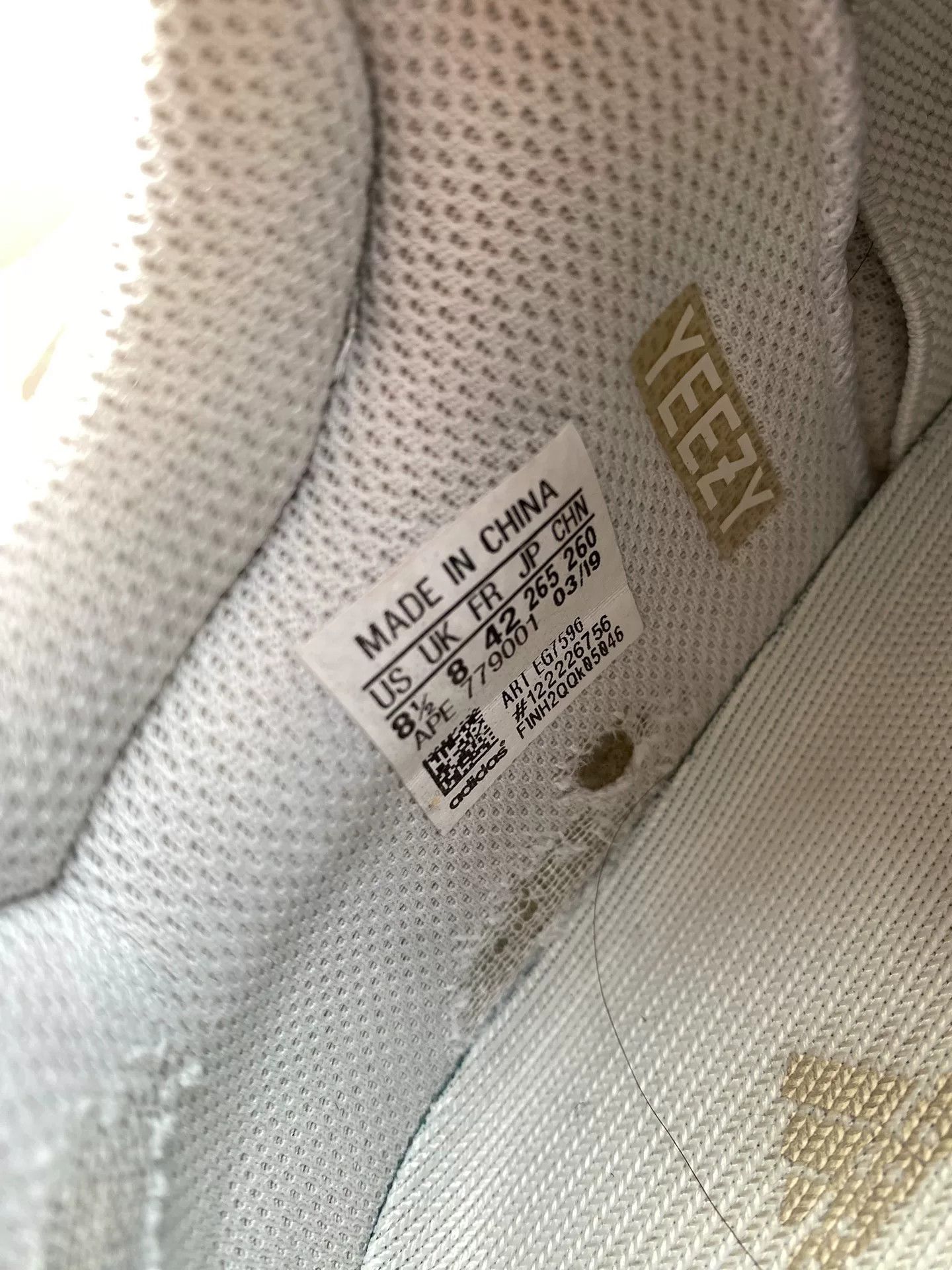 Yeezy Yeezy White Lowtop Sneakers 42 Men Size US 9 / EU 42 - 5 Thumbnail