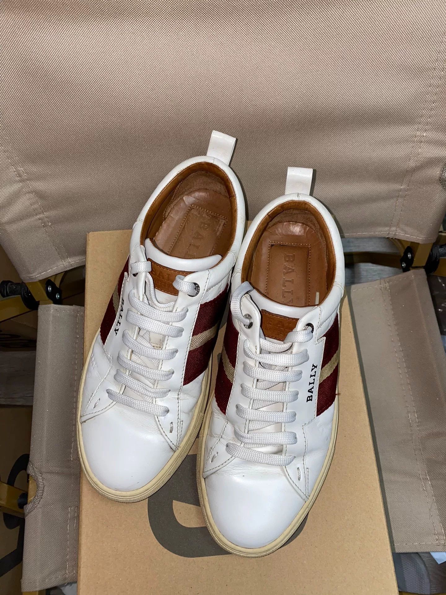 Bally Bally Leather White Lowtop Sneakers 40 Men Size US 7.5 / EU 40-41 - 3 Thumbnail